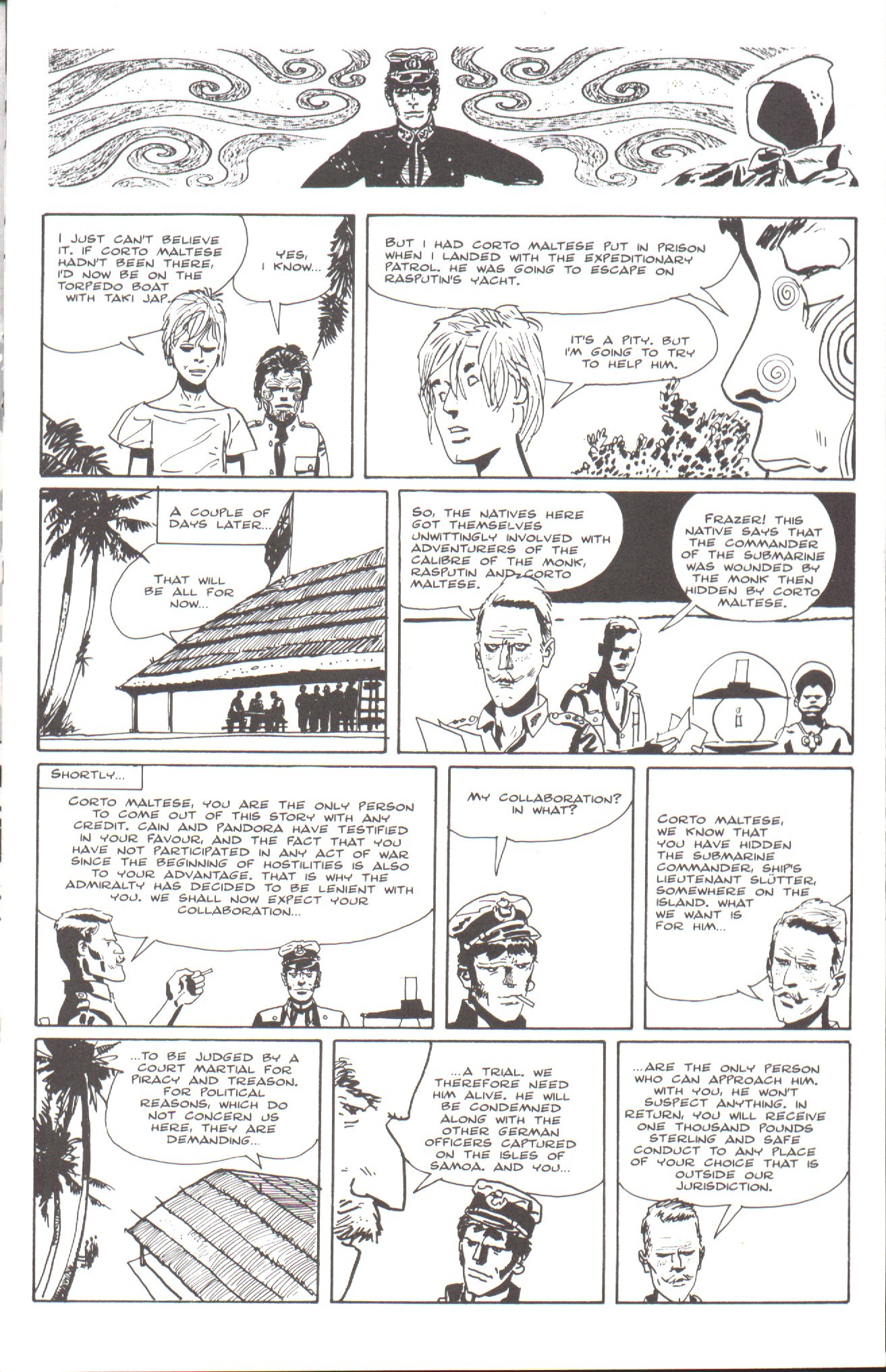 Read online Corto Maltese: Ballad of the Salt Sea comic -  Issue #7 - 3