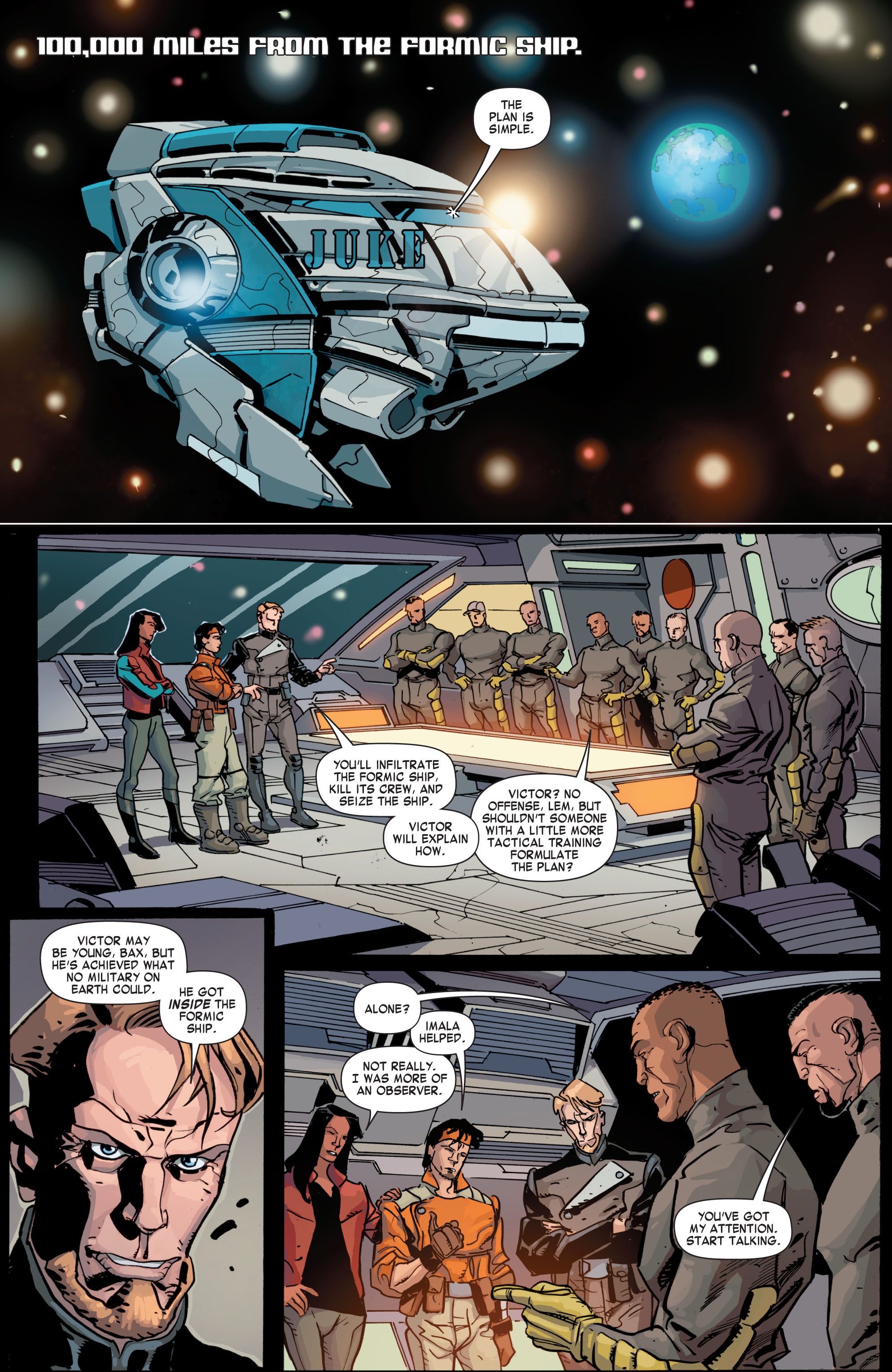 Read online Formic Wars: Silent Strike comic -  Issue #3 - 4