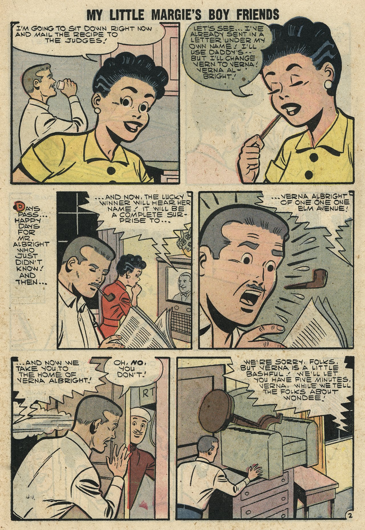 Read online My Little Margie's Boy Friends comic -  Issue #11 - 19