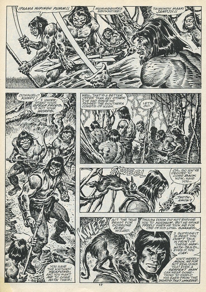 Read online The Savage Sword Of Conan comic -  Issue #193 - 19