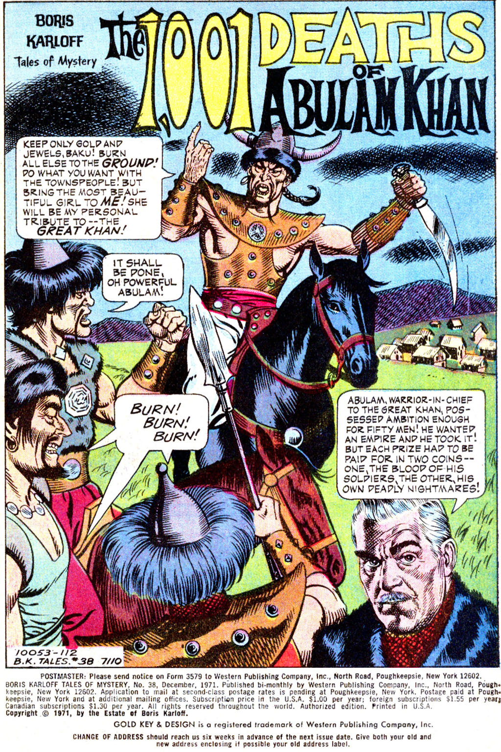 Read online Boris Karloff Tales of Mystery comic -  Issue #38 - 3