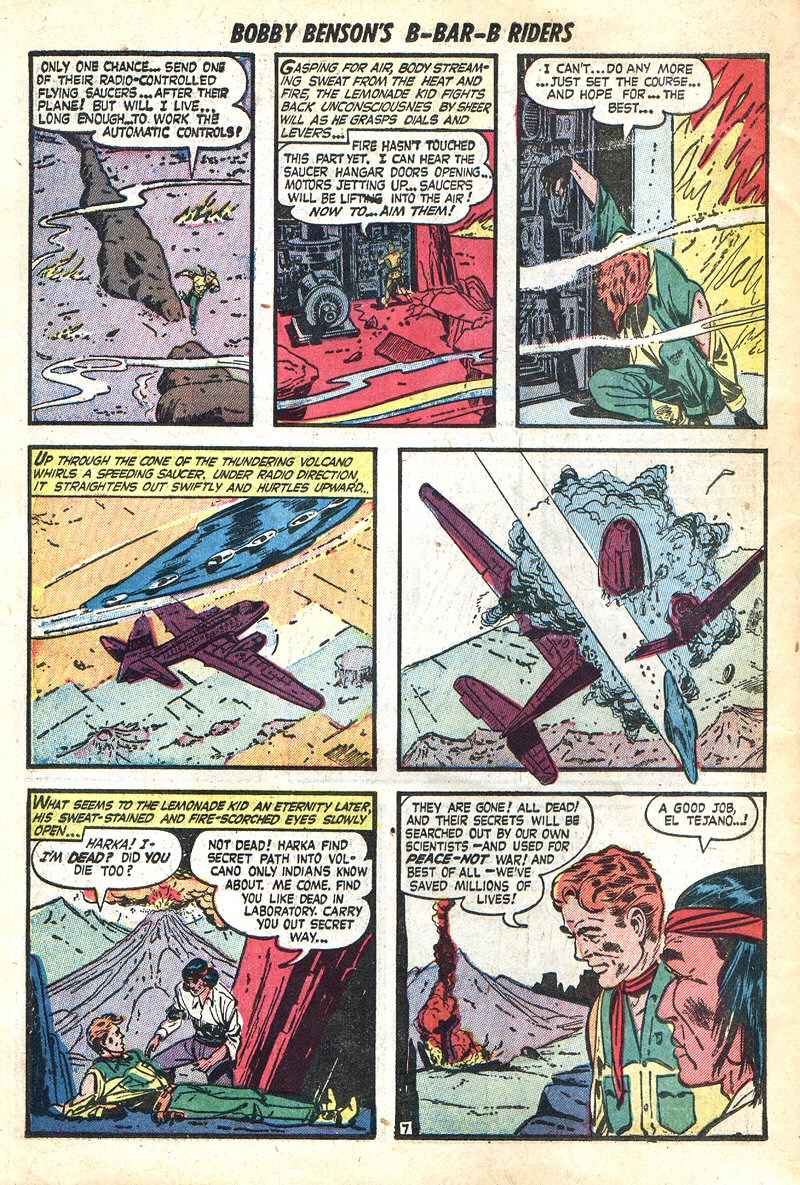 Read online Bobby Benson's B-Bar-B Riders comic -  Issue #3 - 32