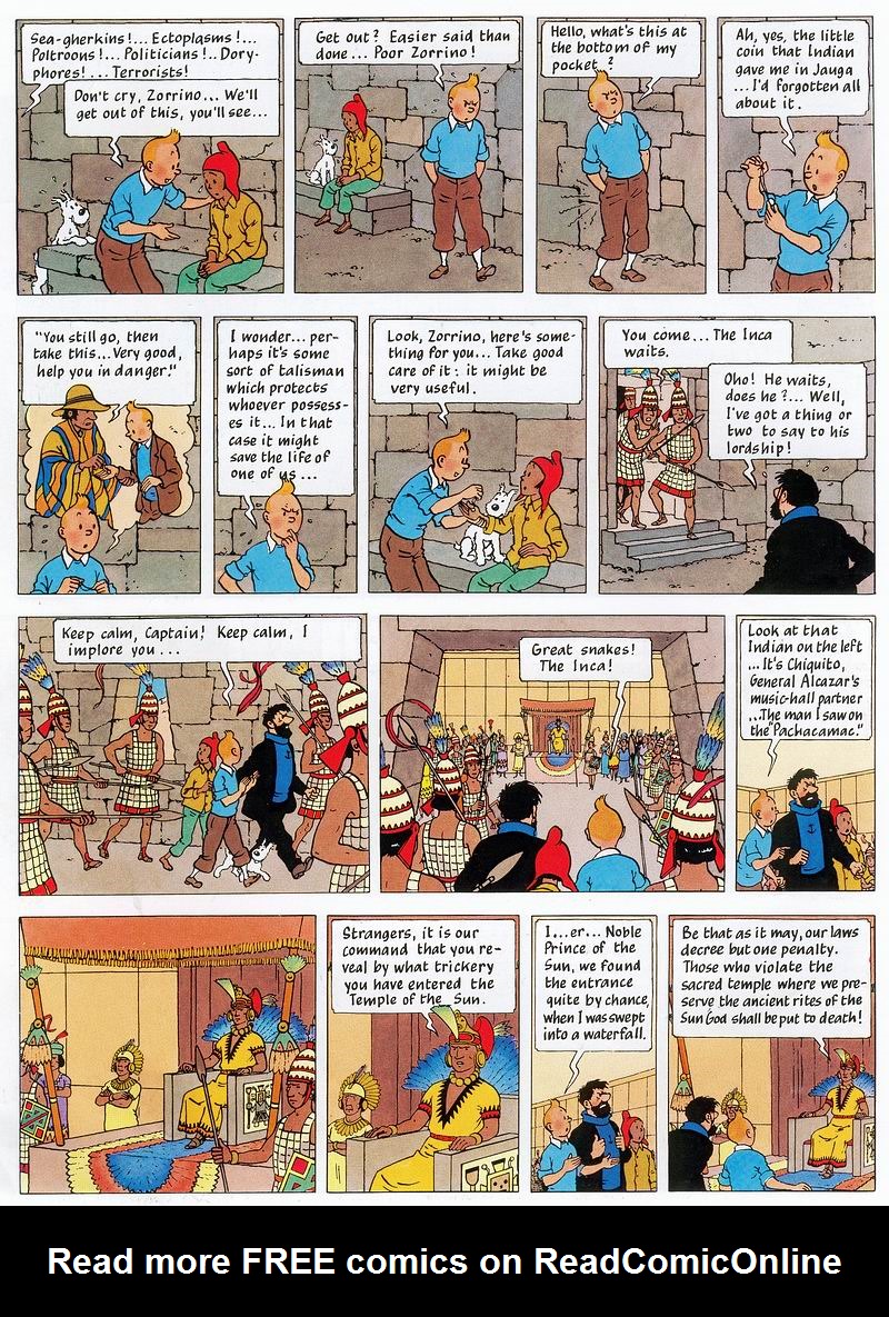 Read online The Adventures of Tintin comic -  Issue #14 - 49