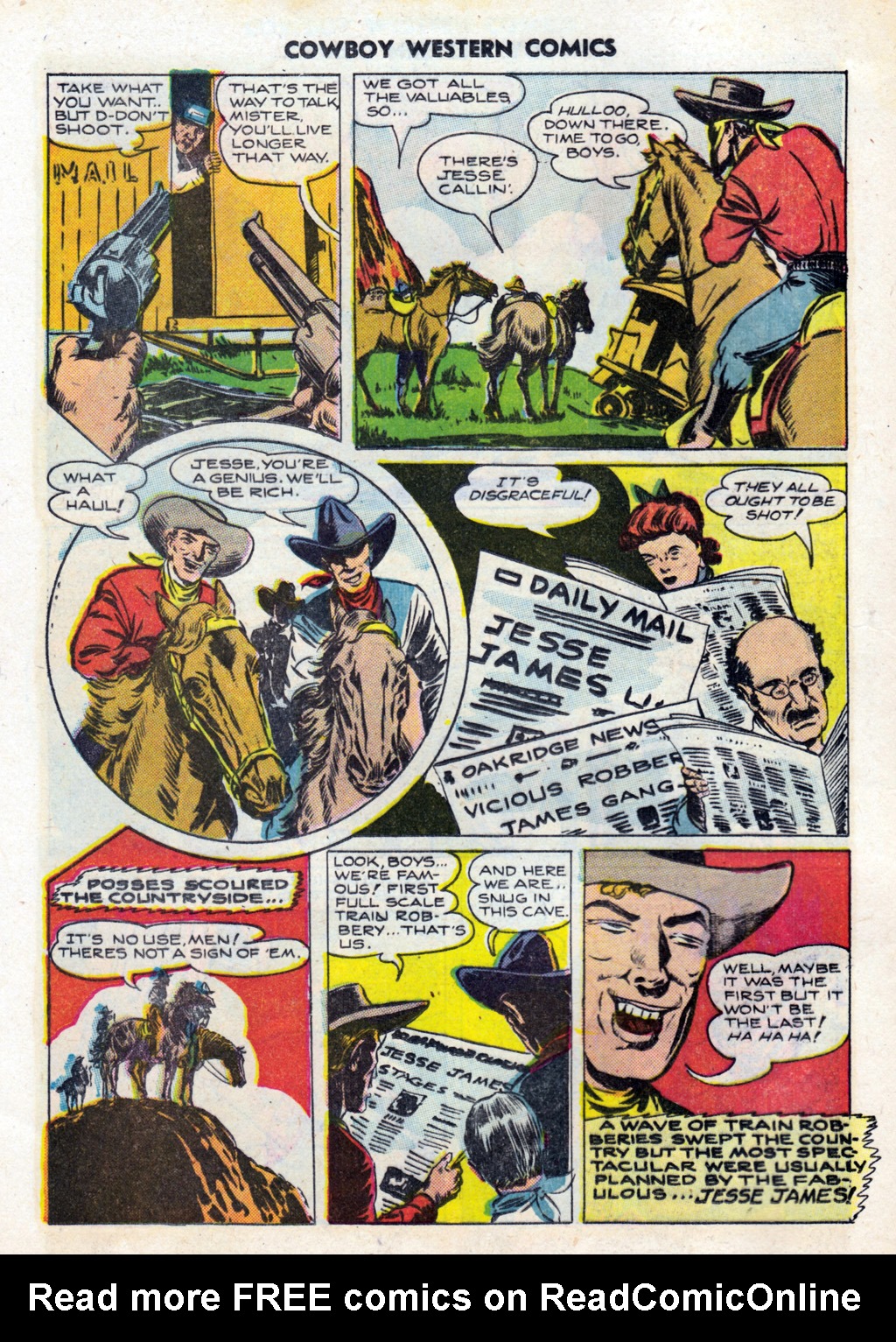 Read online Cowboy Western Comics (1948) comic -  Issue #21 - 6