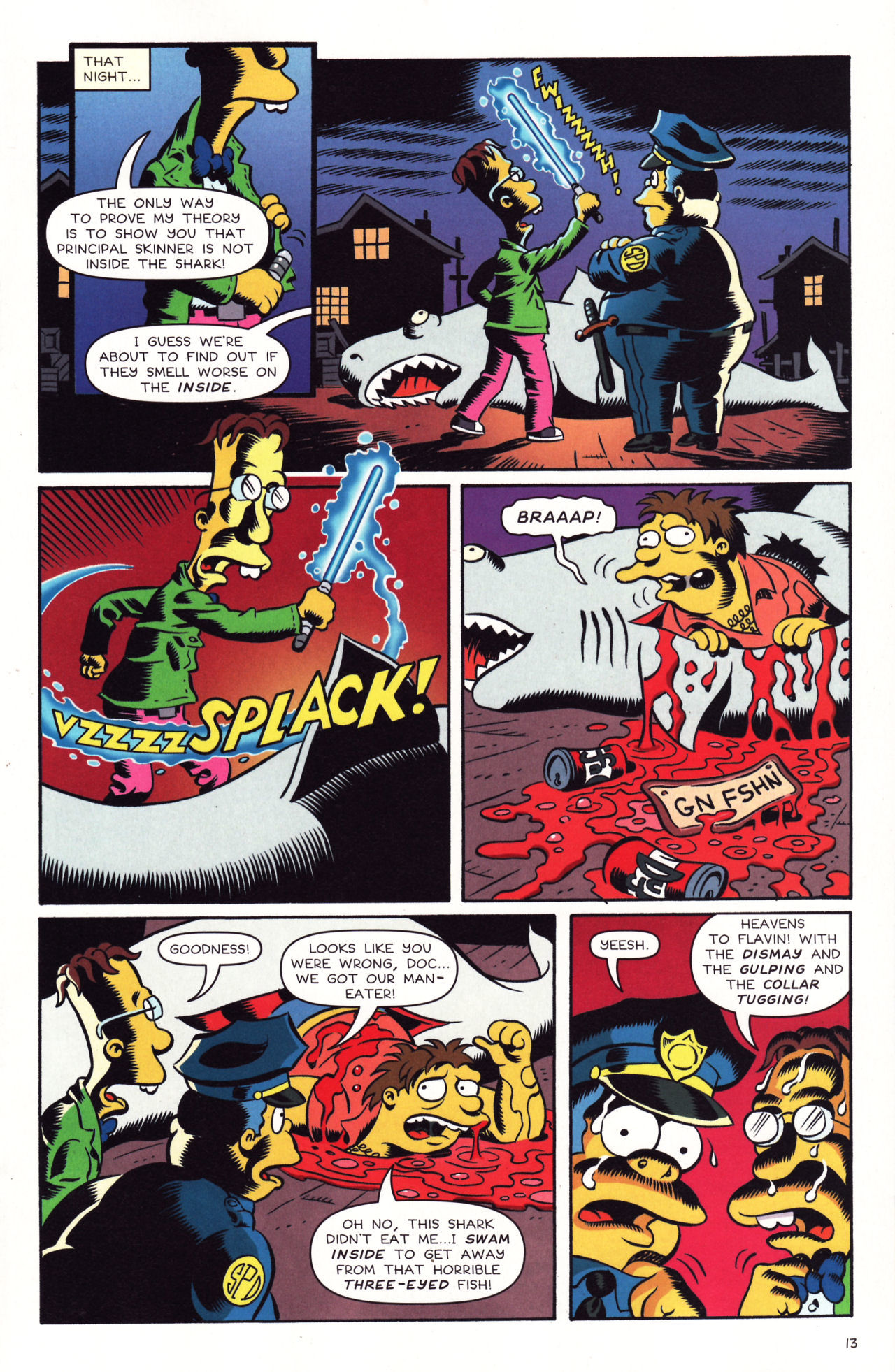 Read online Treehouse of Horror comic -  Issue #13 - 15