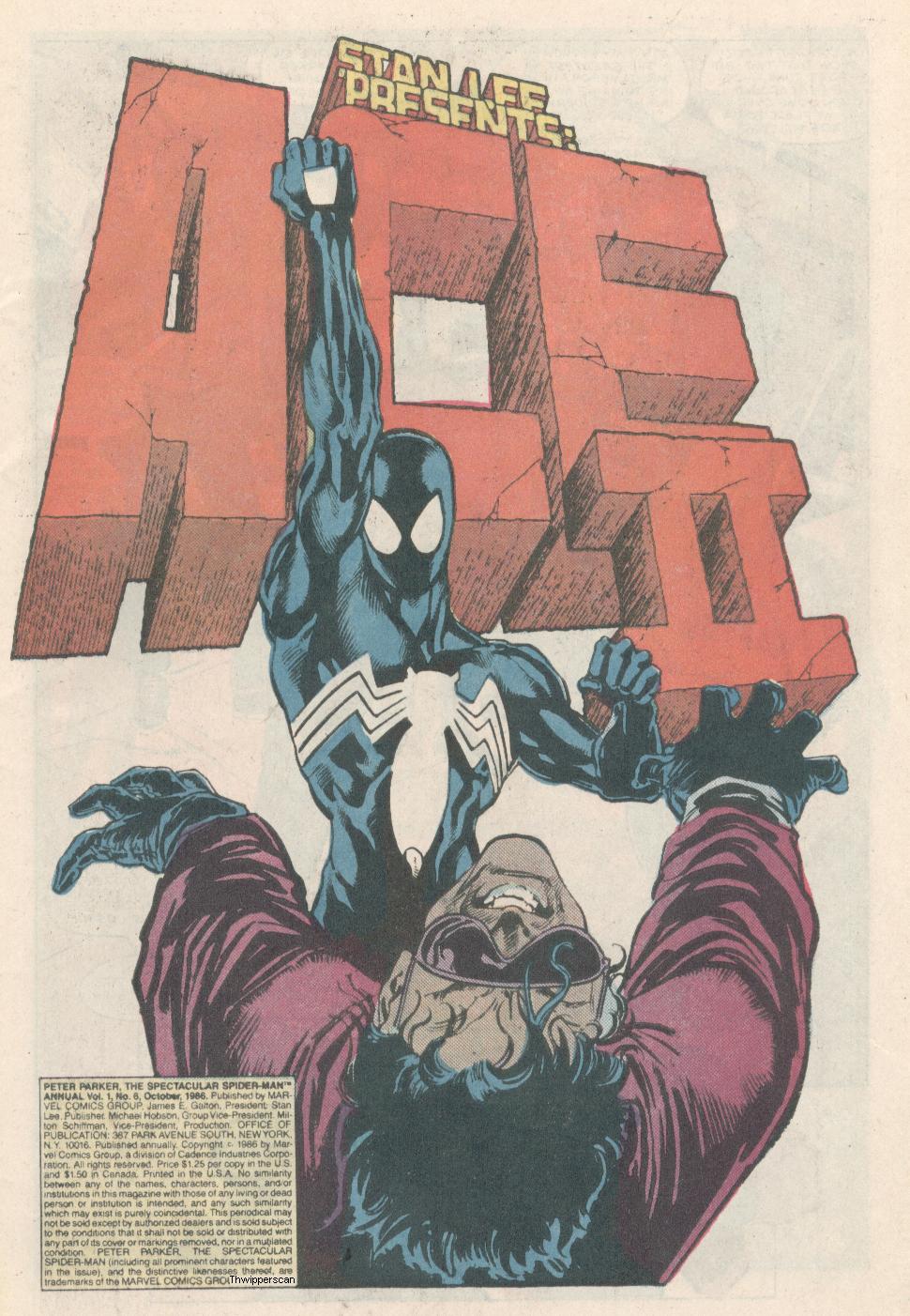Read online The Spectacular Spider-Man (1976) comic -  Issue # Annual 6 - 2