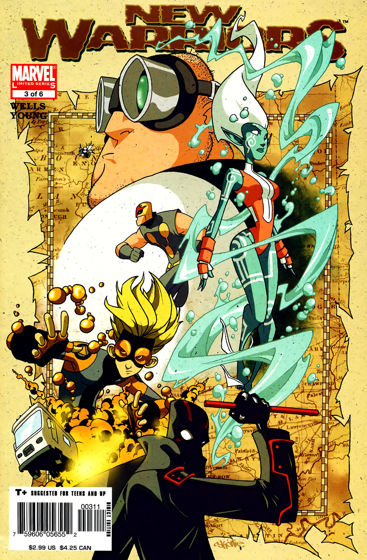 Read online New Warriors (2005) comic -  Issue #3 - 1