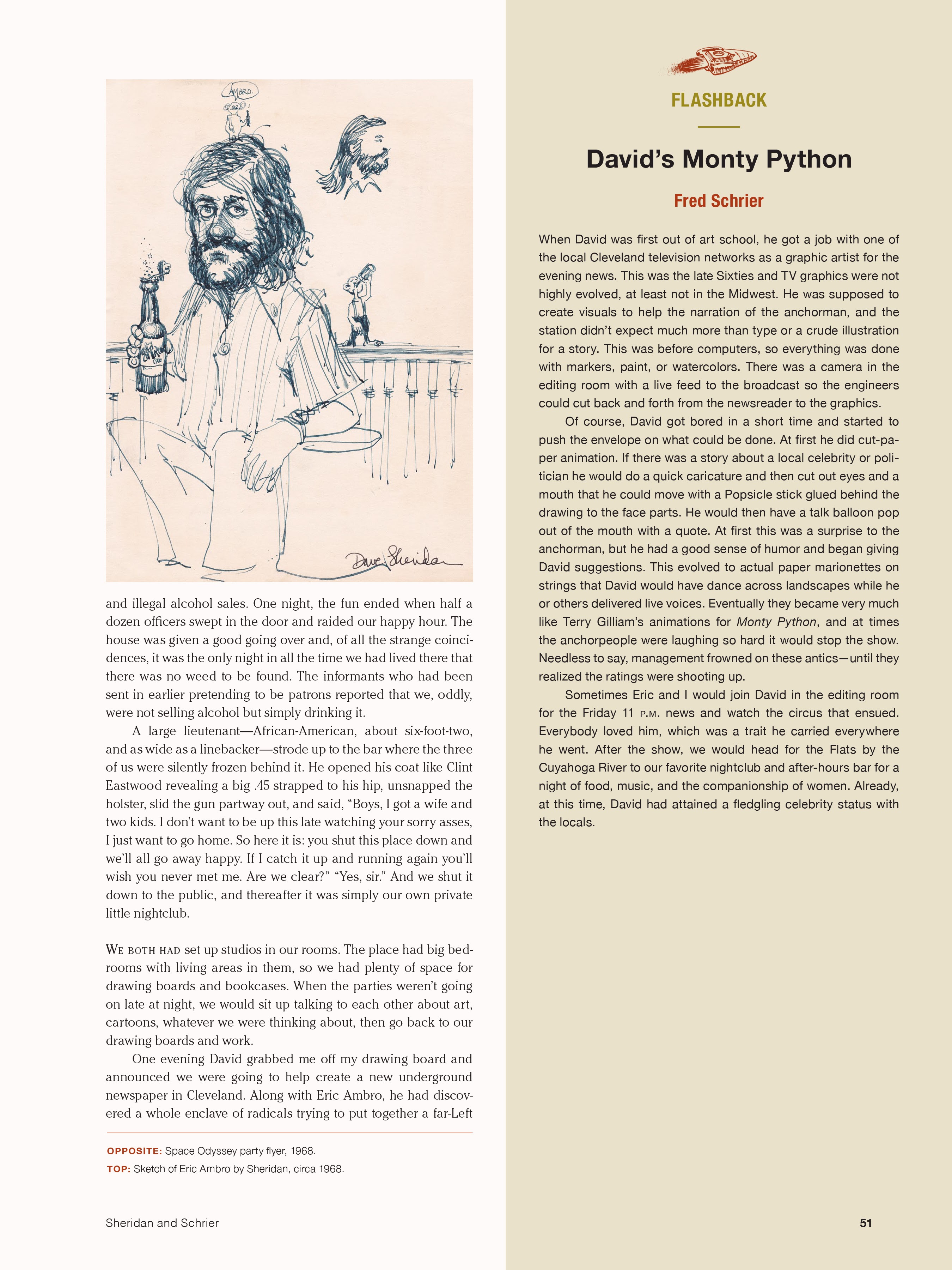Read online Dave Sheridan: Life with Dealer McDope, the Leather Nun, and the Fabulous Furry Freak Brothers comic -  Issue # TPB (Part 1) - 62