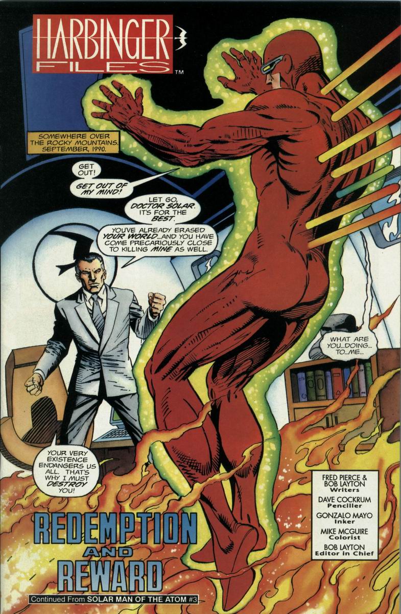 Read online Harbinger Files comic -  Issue #1 - 2