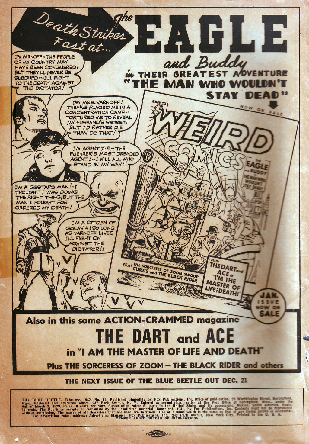 Read online The Blue Beetle comic -  Issue #11 - 2