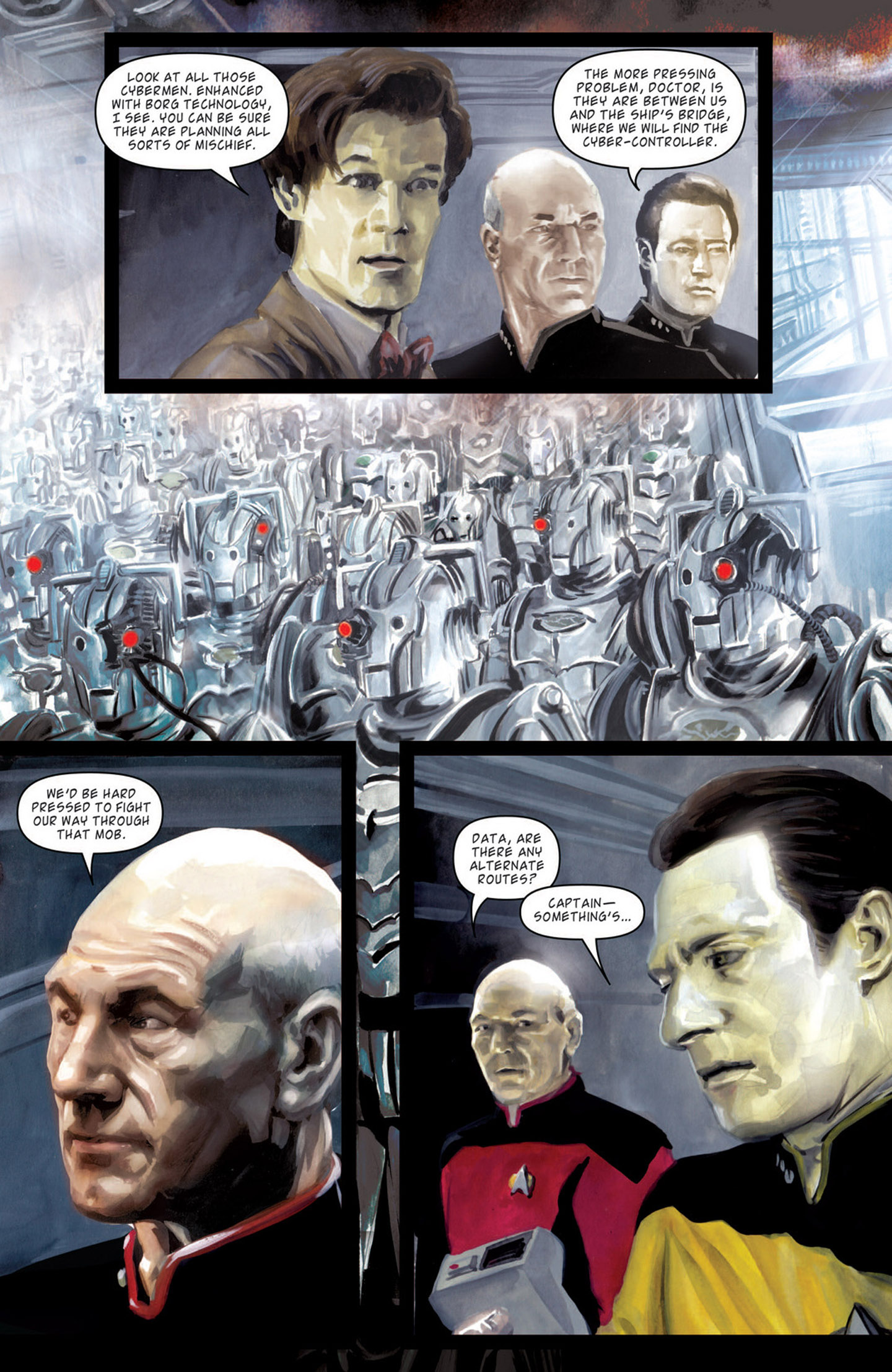 Read online Star Trek: The Next Generation/Doctor Who: Assimilation² comic -  Issue #8 - 6