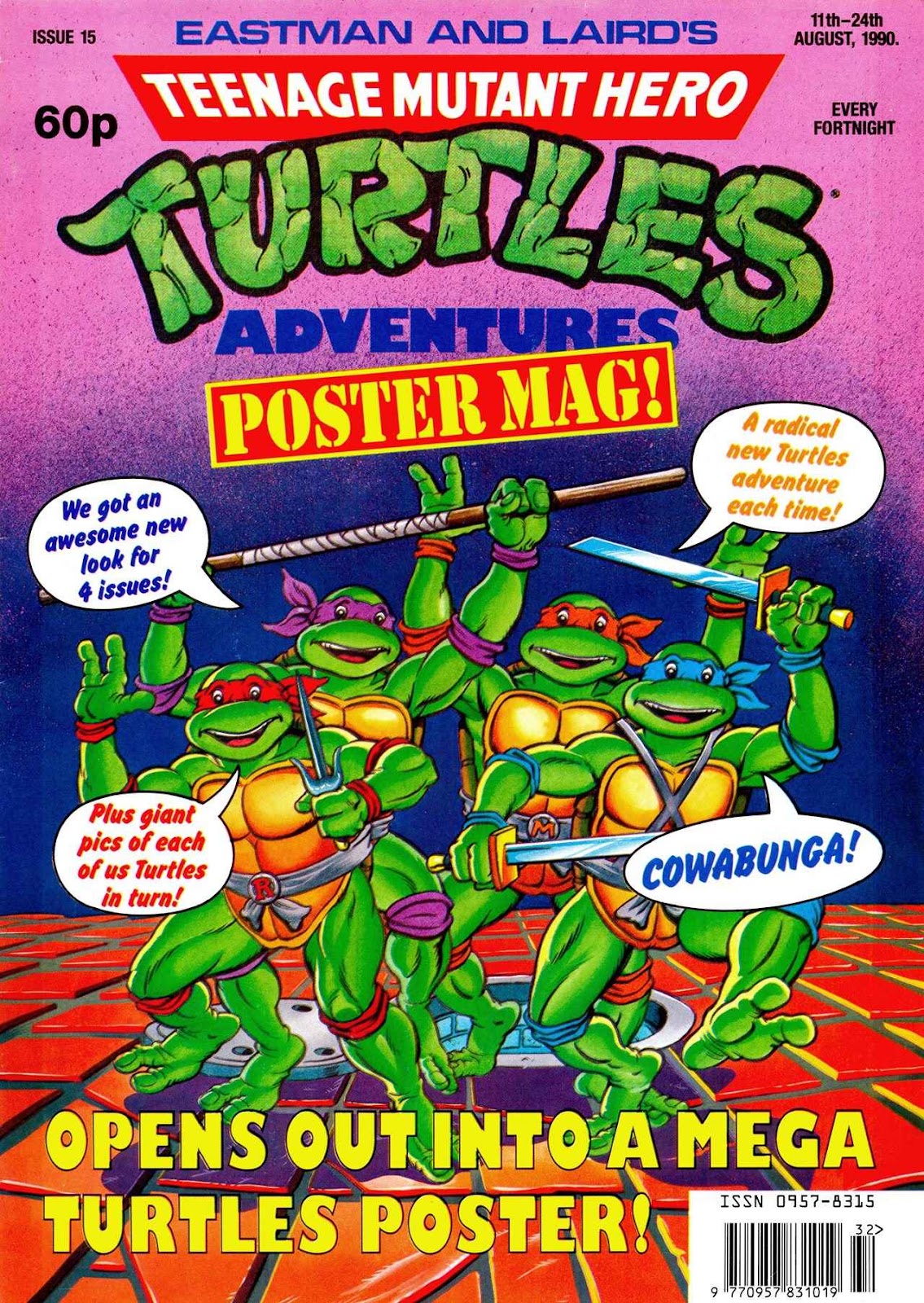 Teenage Mutant Hero Turtles Adventures issue 15 - Page 1