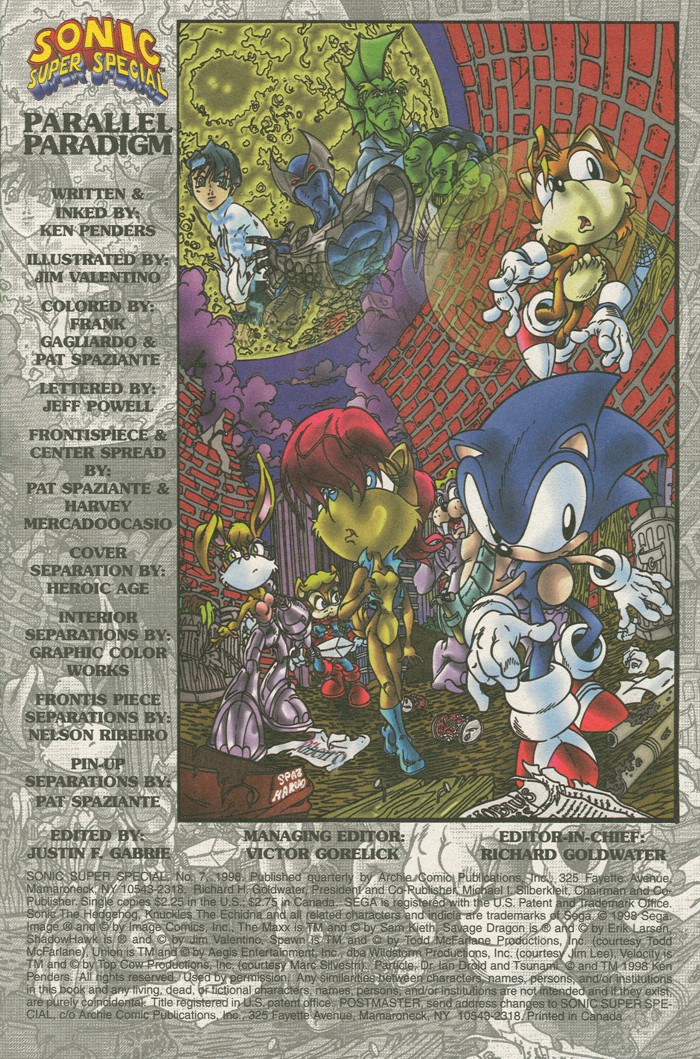 Read online Sonic Super Special comic -  Issue #7 - Exiles crossover - 2