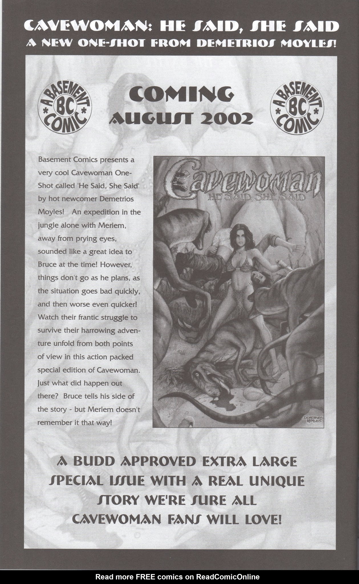 Read online Cavewoman: Raptor comic -  Issue #1 - 31