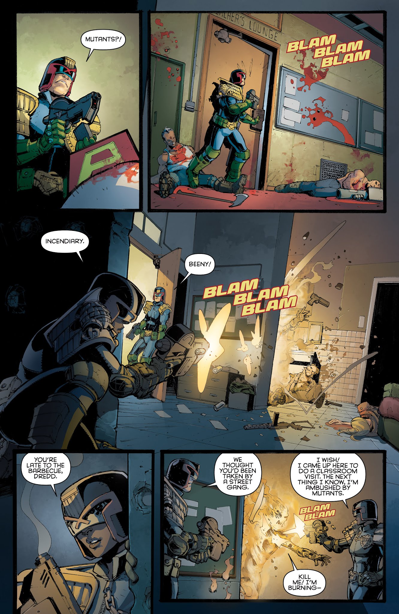 Read online Judge Dredd: Under Siege comic -  Issue #1 - 12