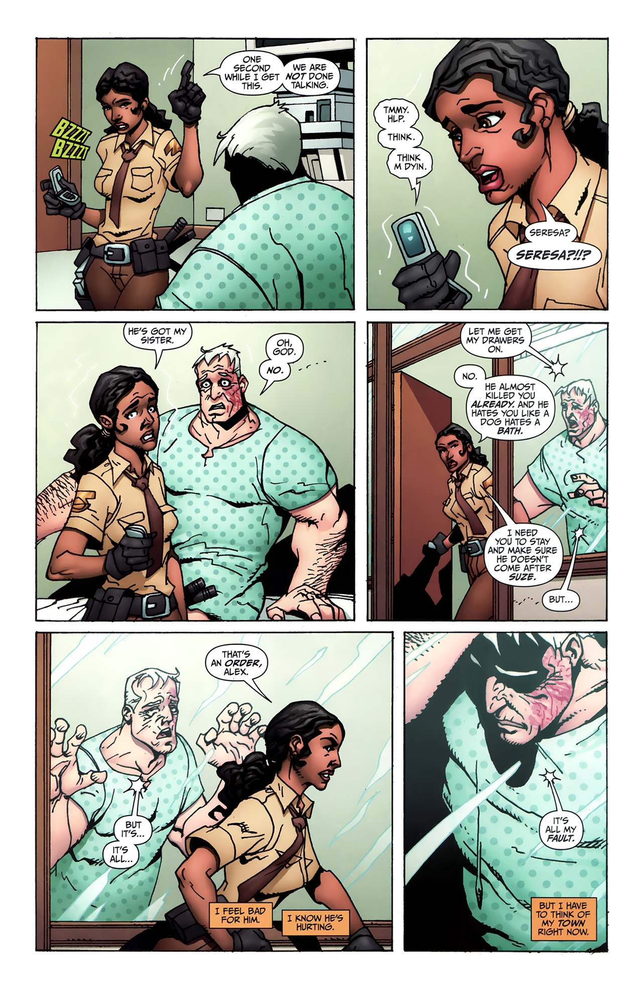 Read online Welcome To Tranquility: One Foot In The Grave comic -  Issue #4 - 7