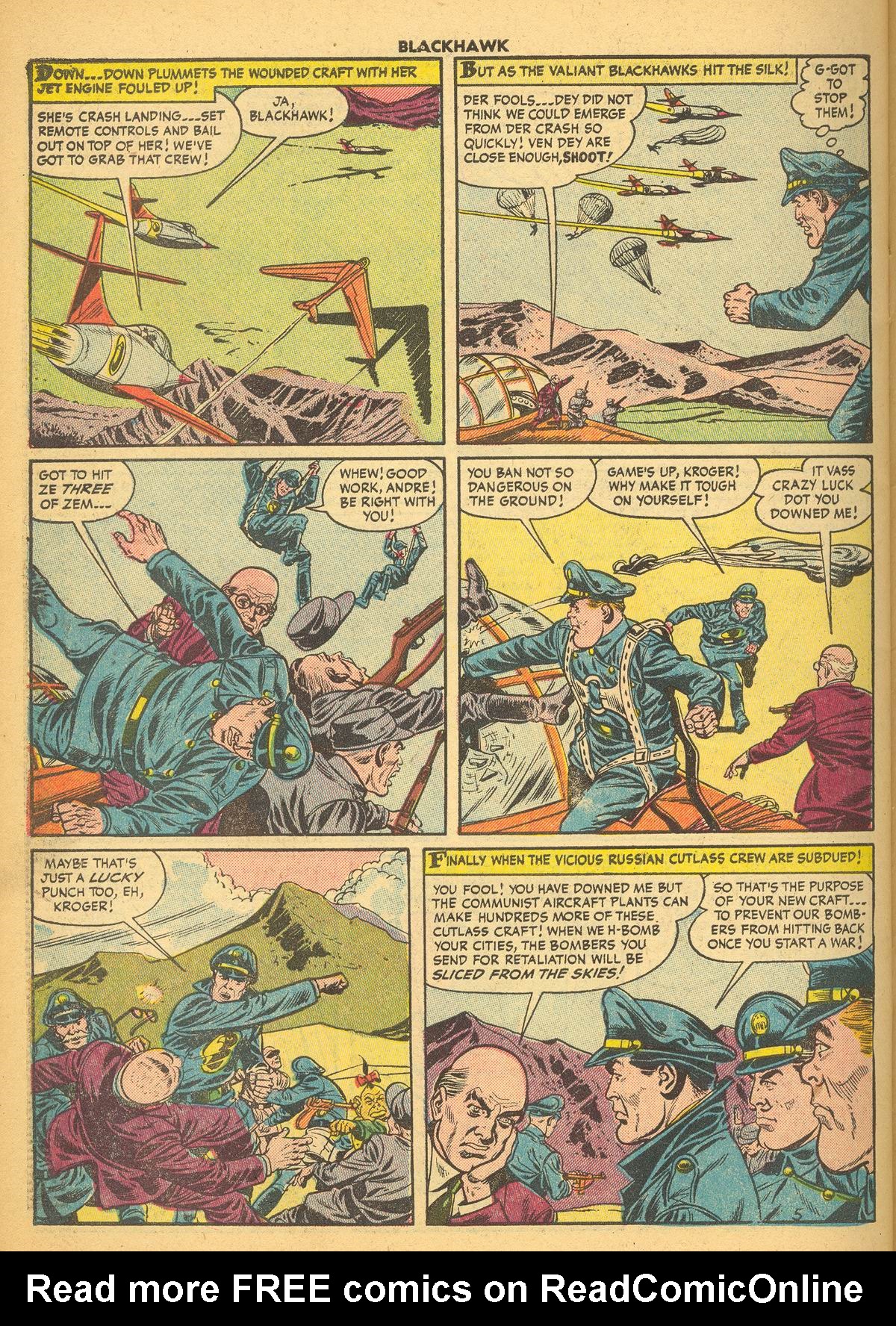 Read online Blackhawk (1957) comic -  Issue #92 - 30