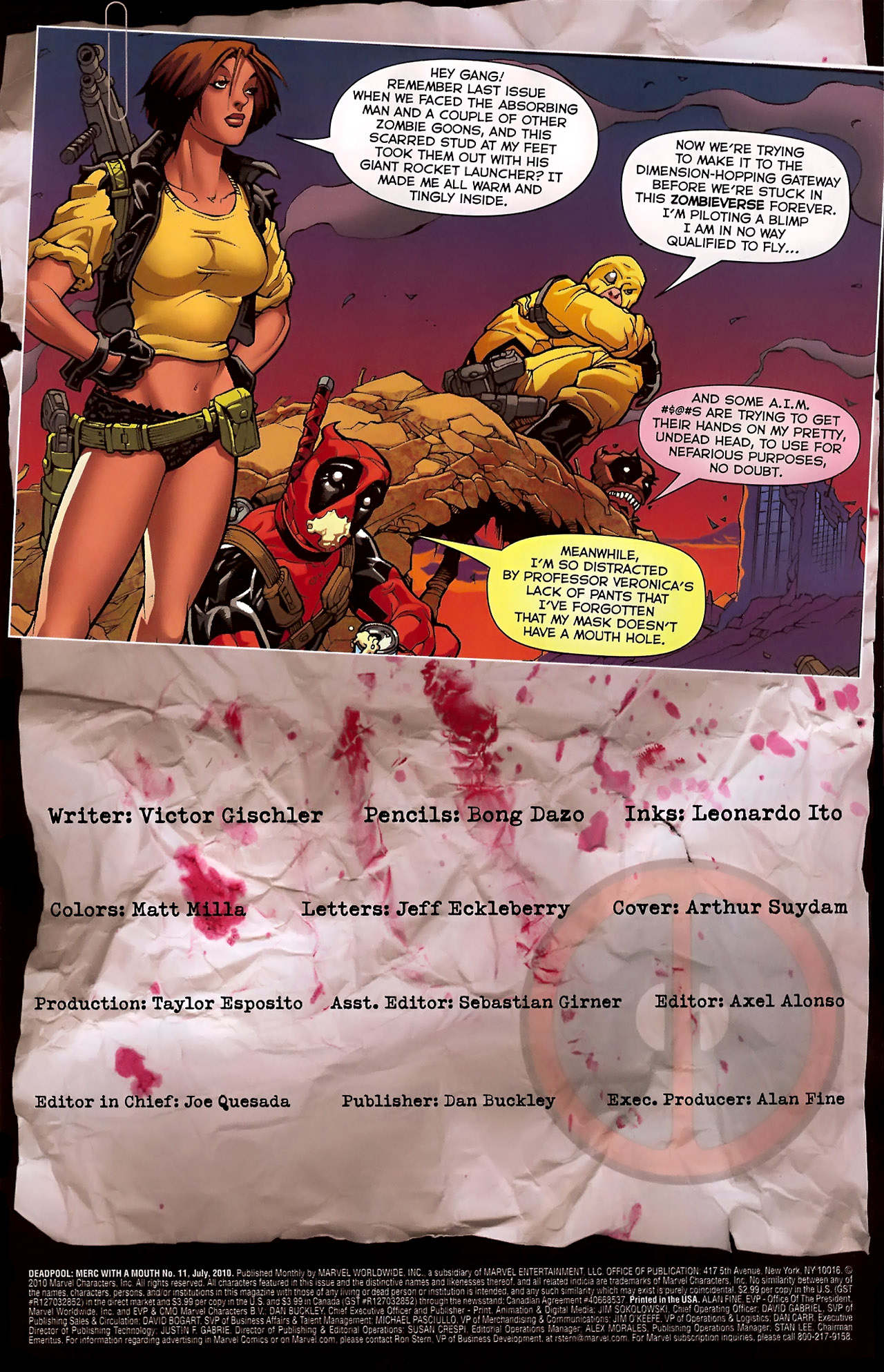 Read online Deadpool: Merc With a Mouth comic -  Issue #11 - 2