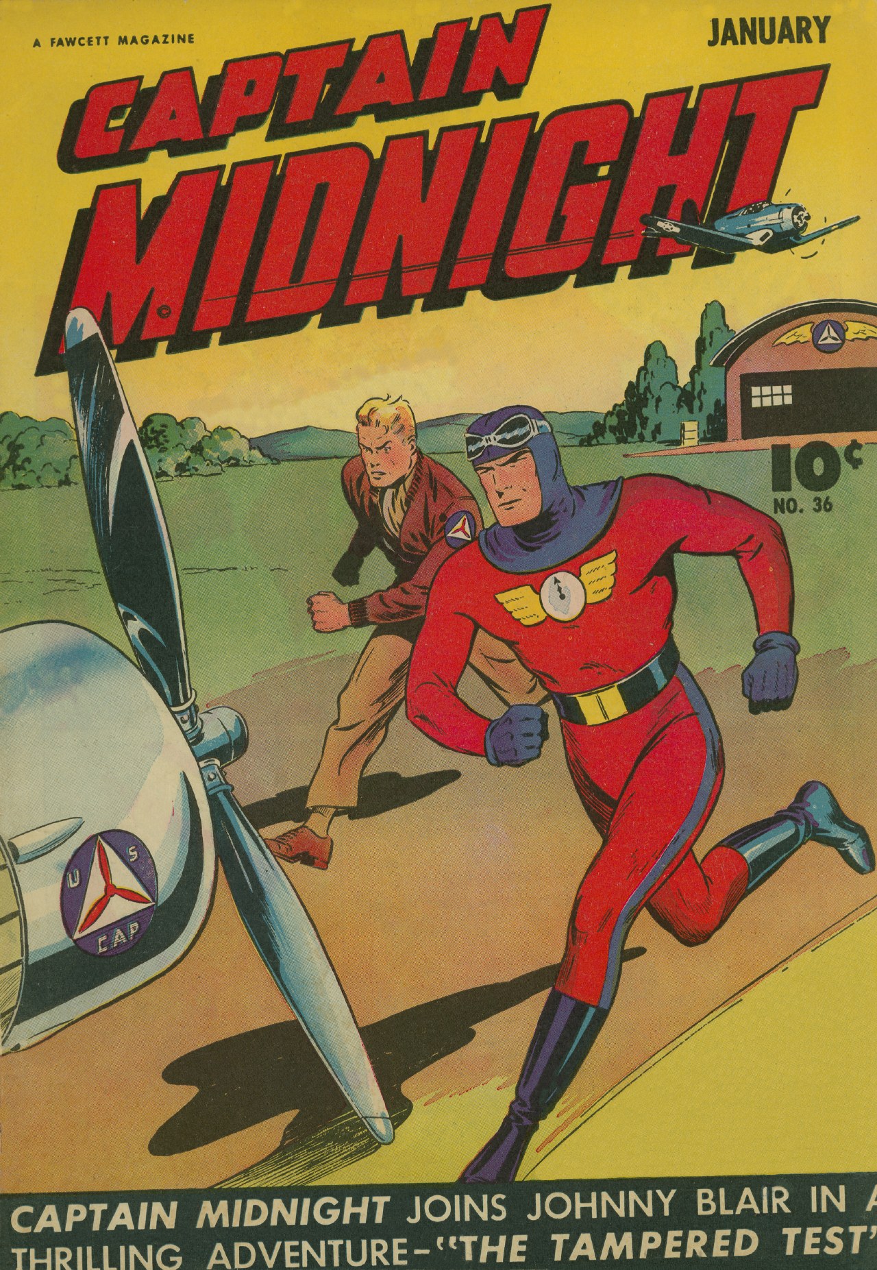 Read online Captain Midnight (1942) comic -  Issue #36 - 1