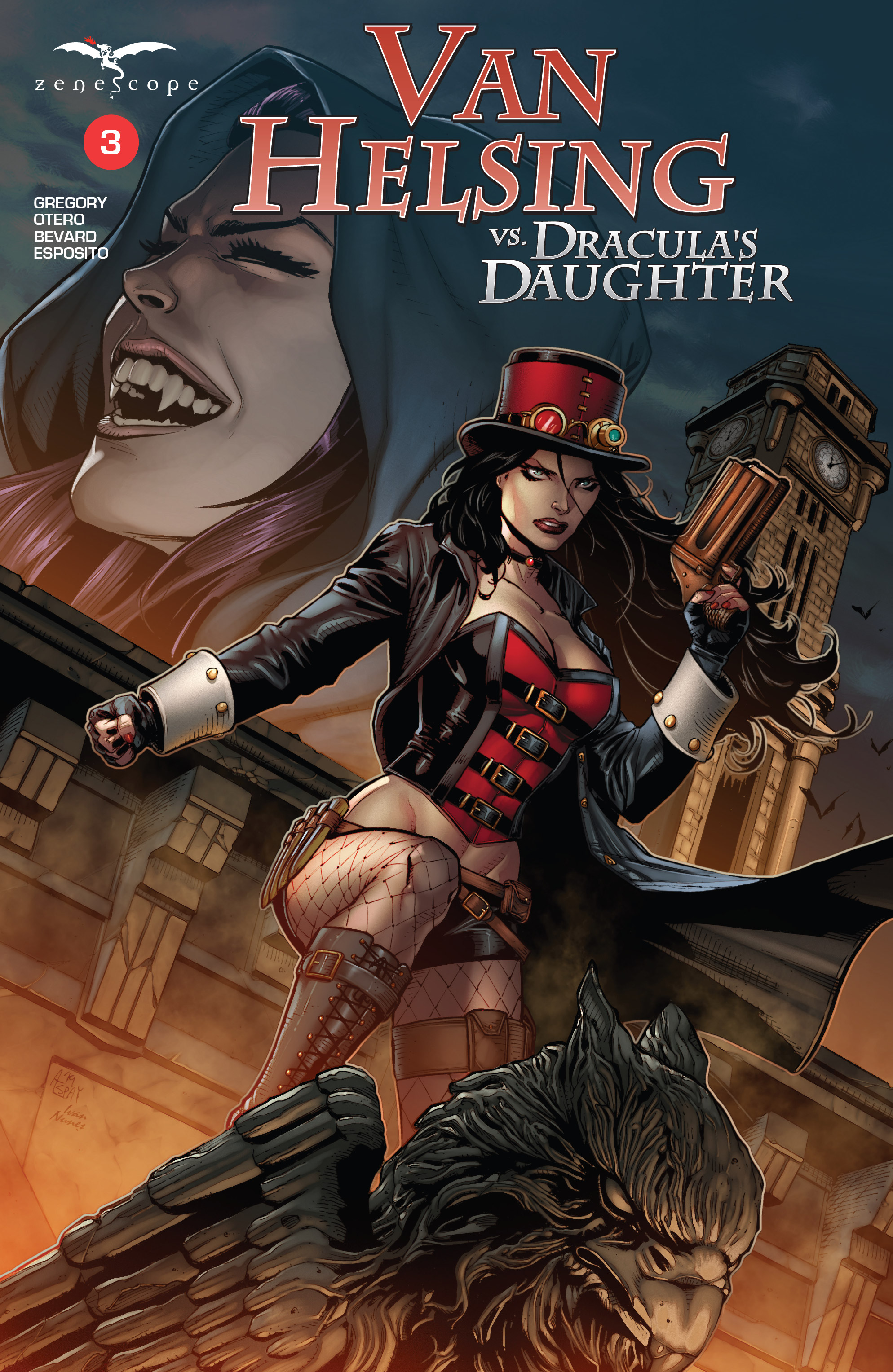 Read online Van Helsing vs. Dracula's Daughter comic -  Issue #3 - 1