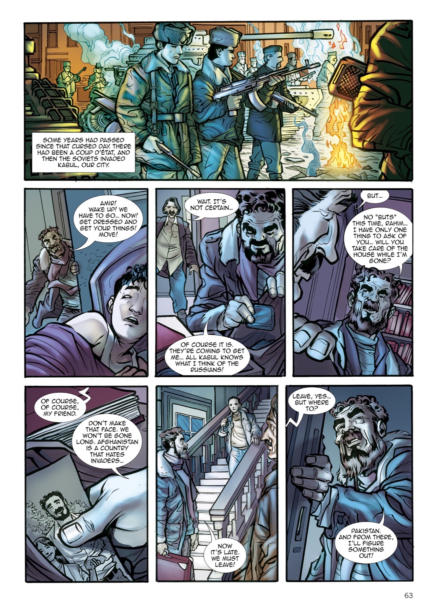 Read online The Kite Runner comic -  Issue # TPB - 64