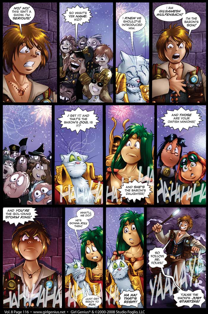 Read online Girl Genius (2002) comic -  Issue #8 - 117