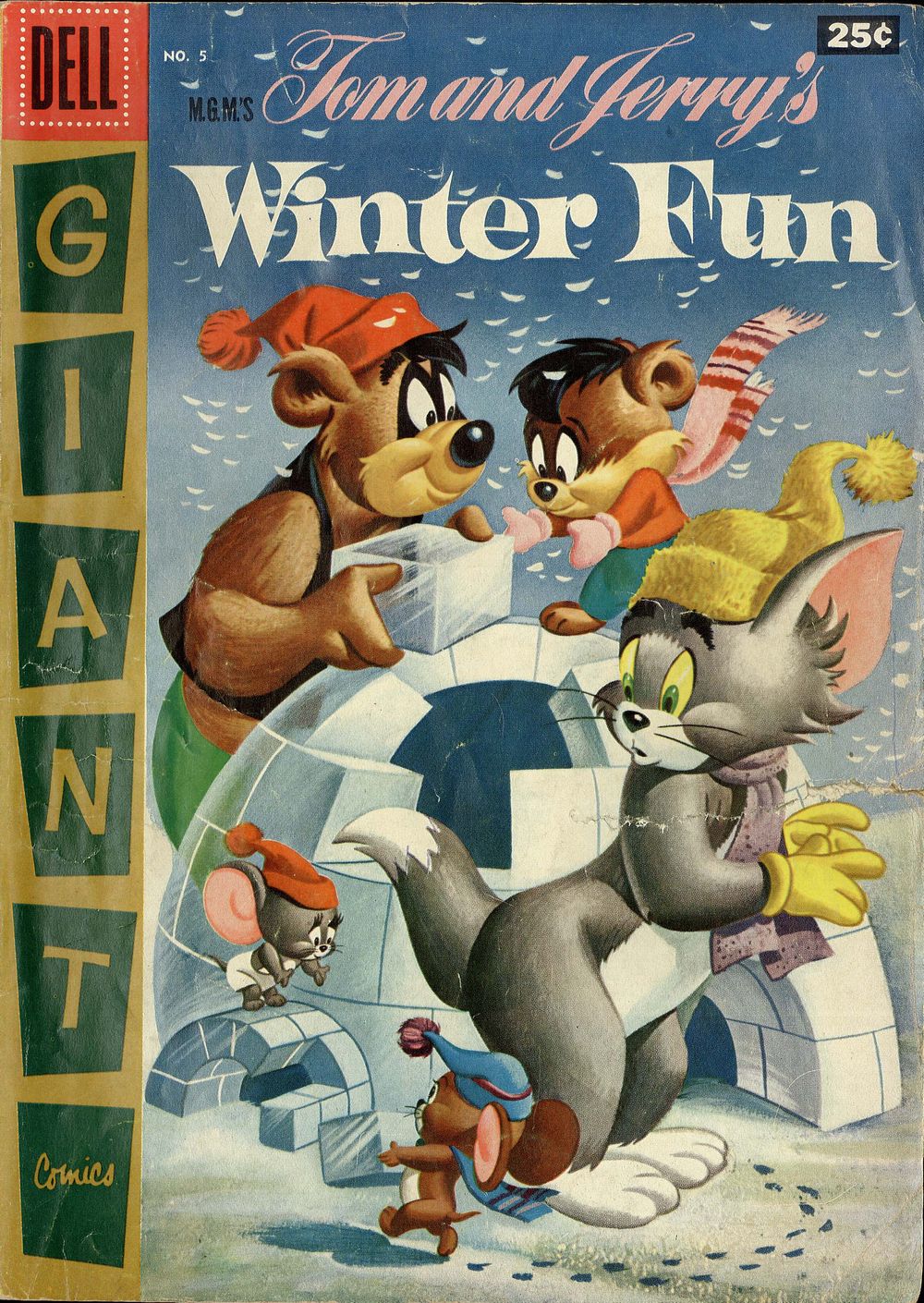 Read online M.G.M.'s Tom and Jerry's Winter Fun comic -  Issue #5 - 1
