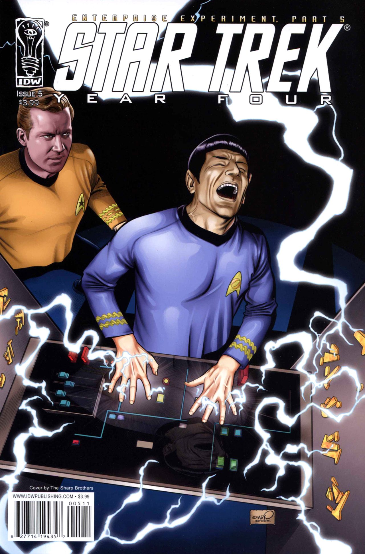 Read online Star Trek Year Four: The Enterprise Experiment comic -  Issue #5 - 1