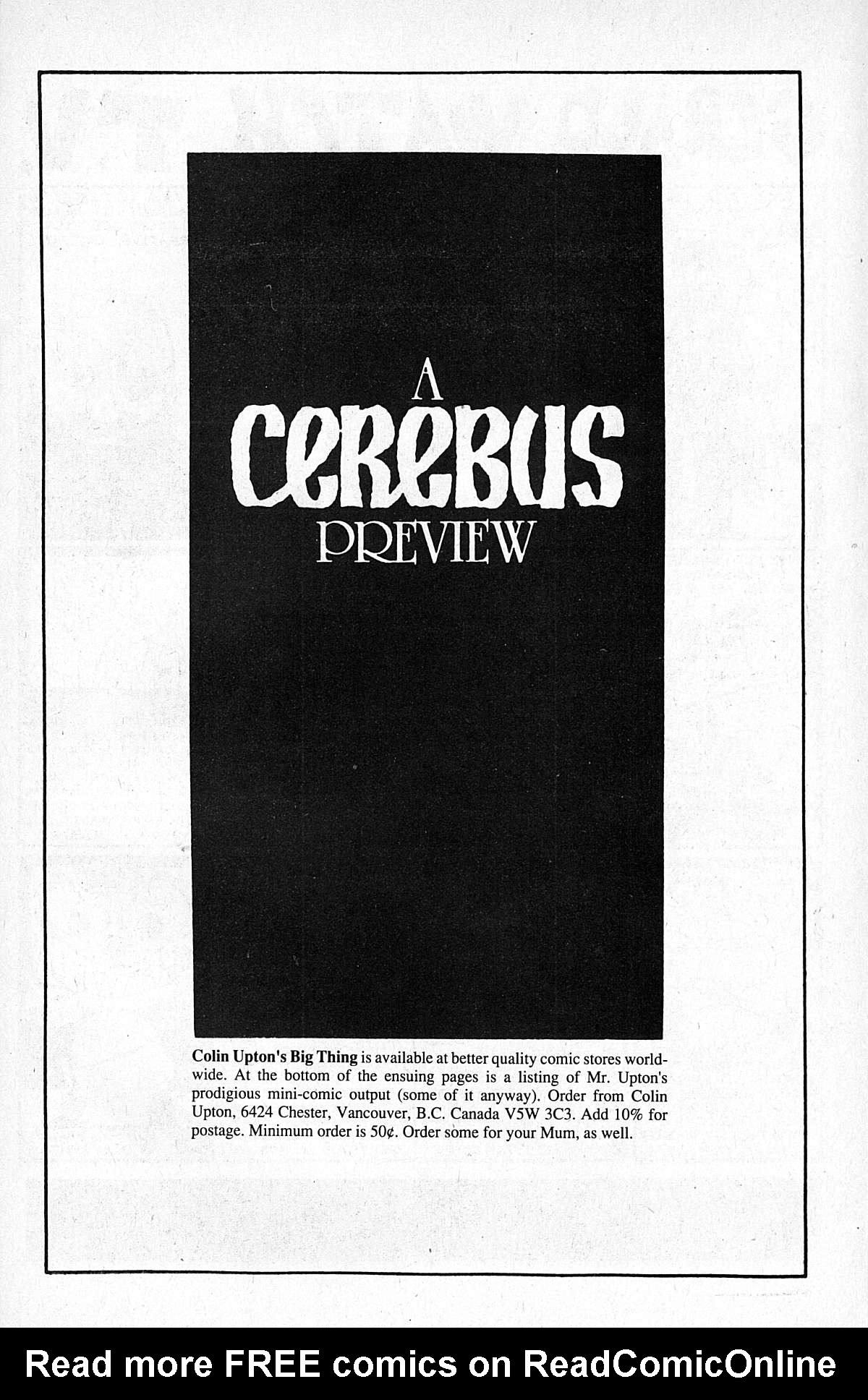 Cerebus Issue #138 #137 - English 29