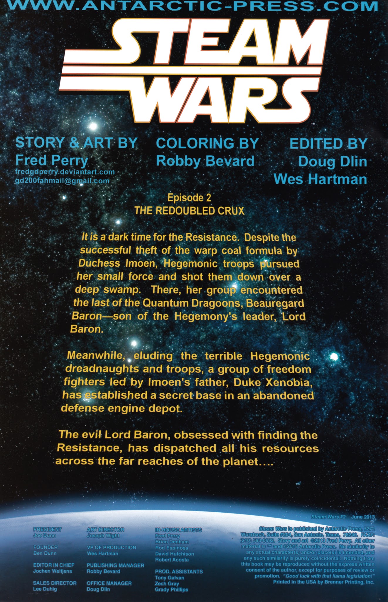 Read online Steam Wars comic -  Issue #2 - 2
