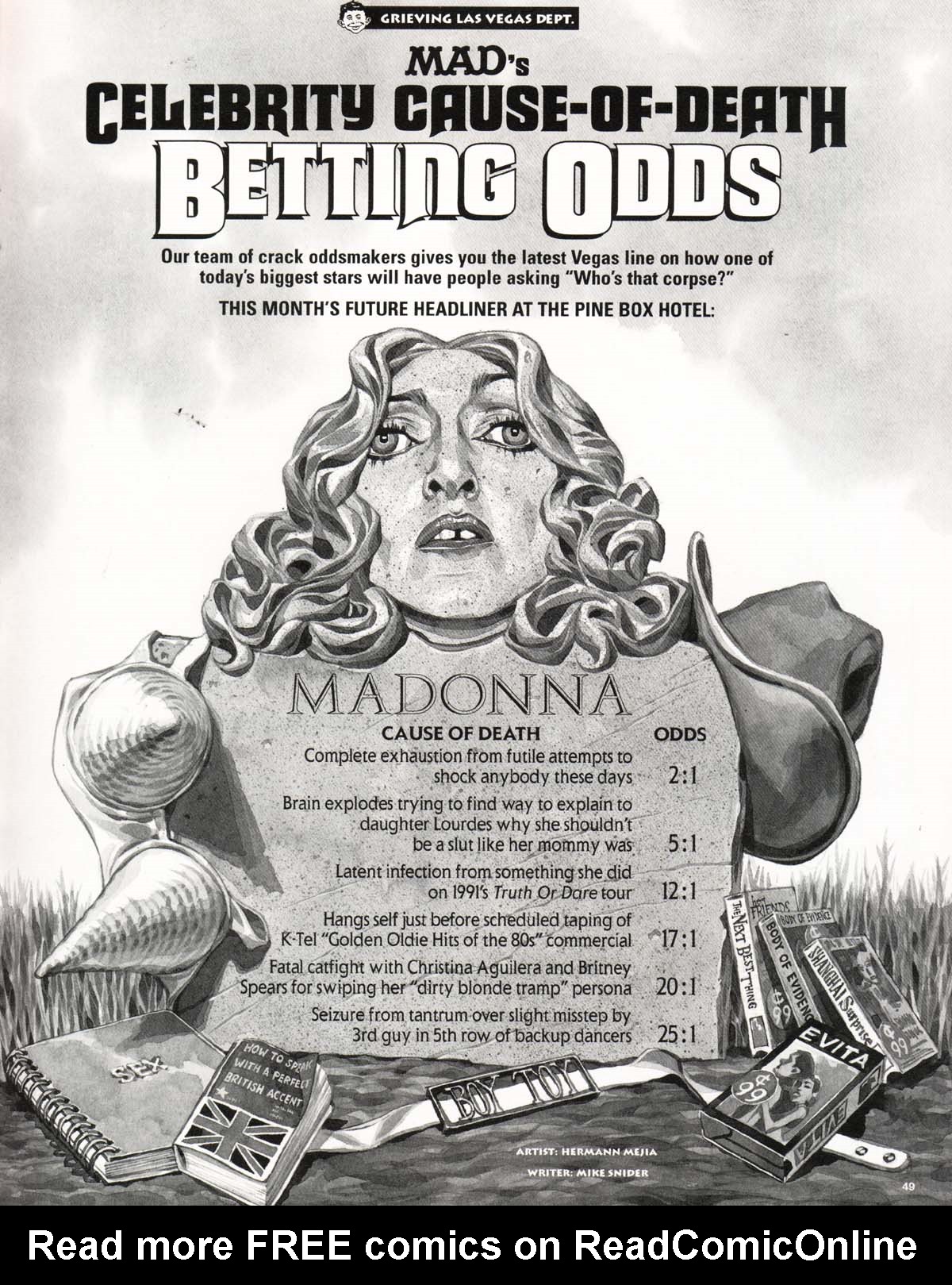 Read online MAD comic -  Issue #415 - 44