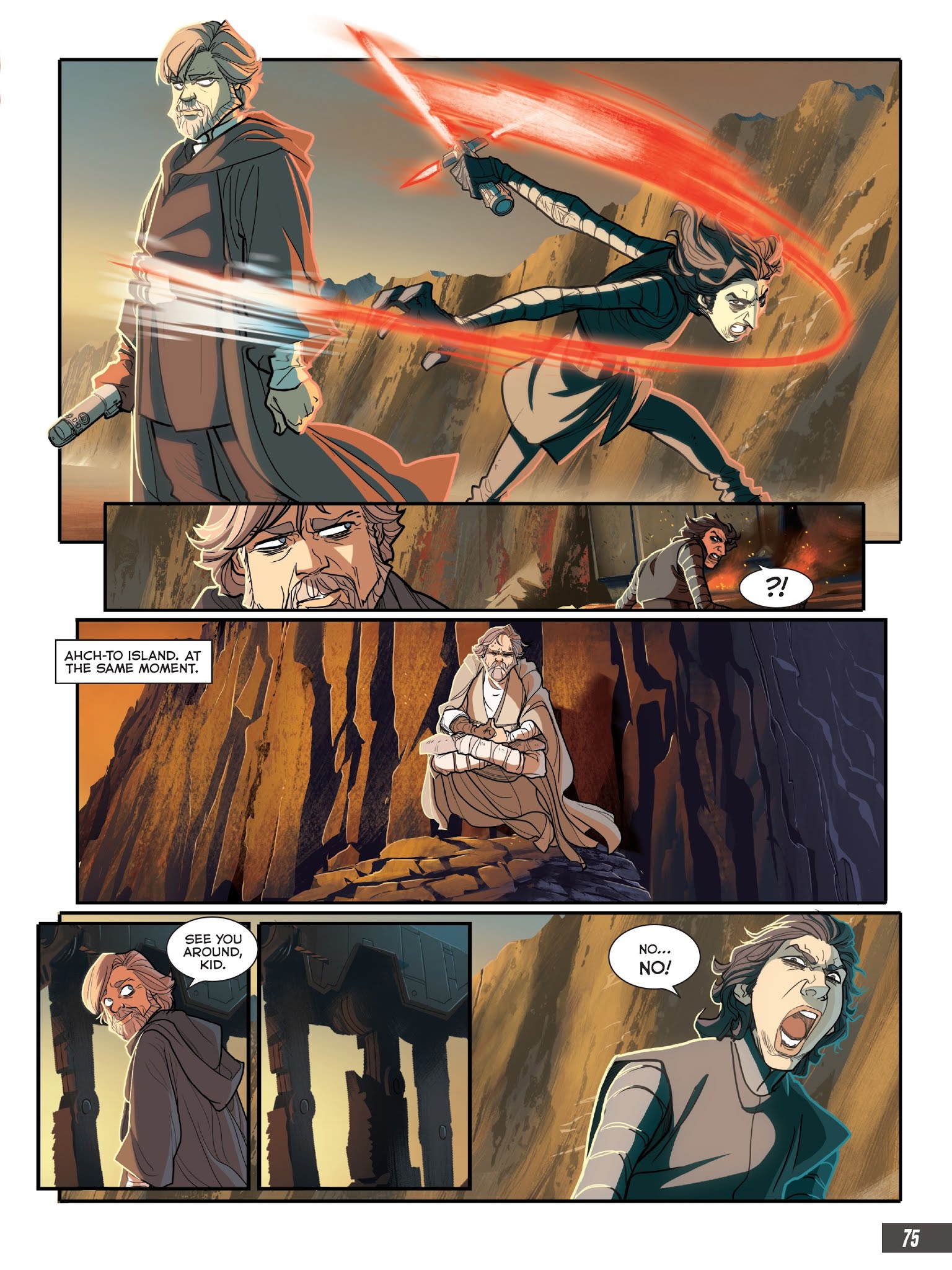 Read online Star Wars: The Last Jedi Graphic Novel Adaptation comic -  Issue # TPB - 77