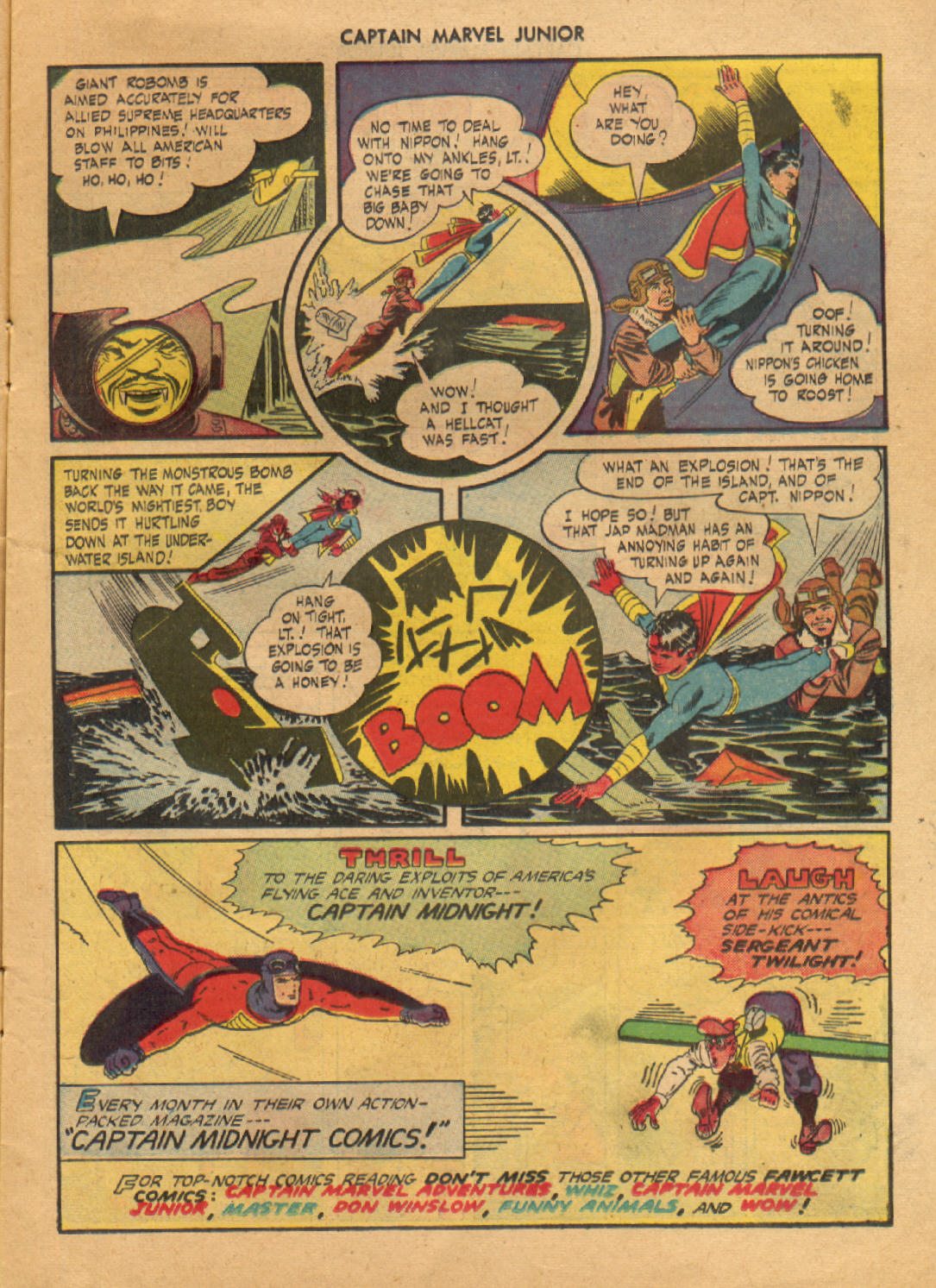 Read online Captain Marvel, Jr. comic -  Issue #31 - 11