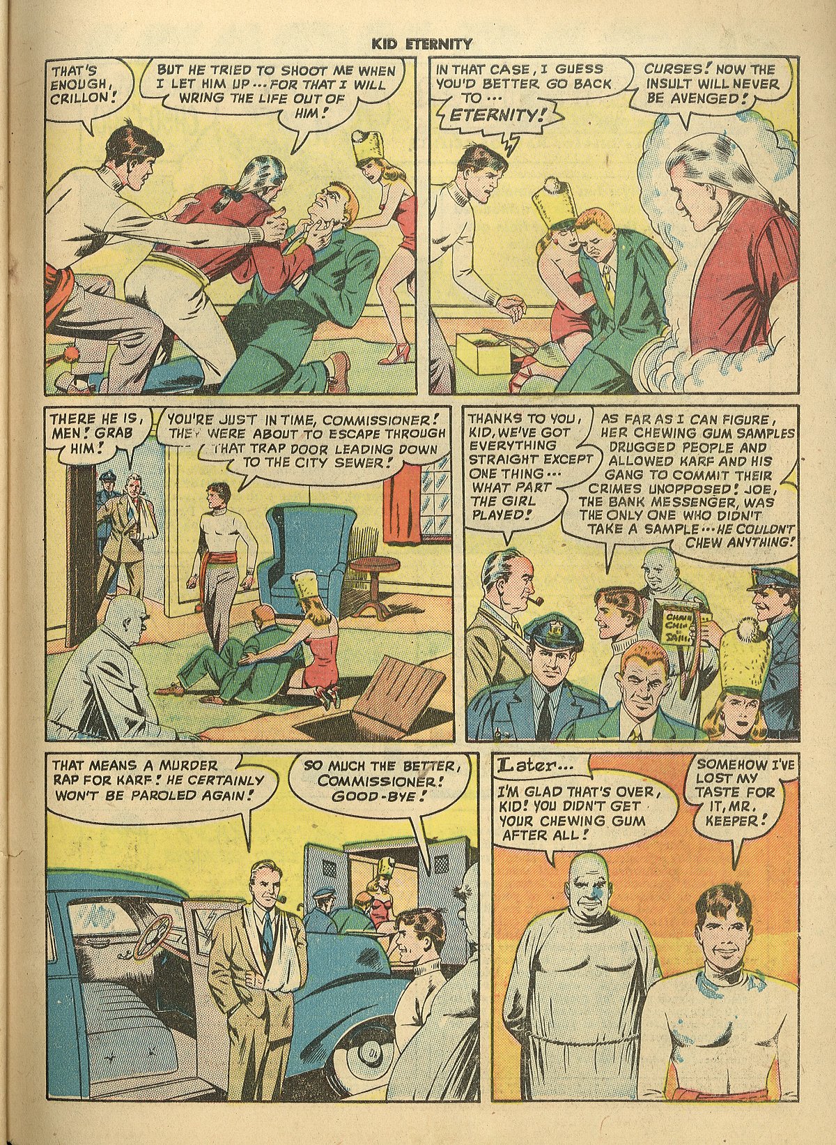 Read online Kid Eternity (1946) comic -  Issue #12 - 49