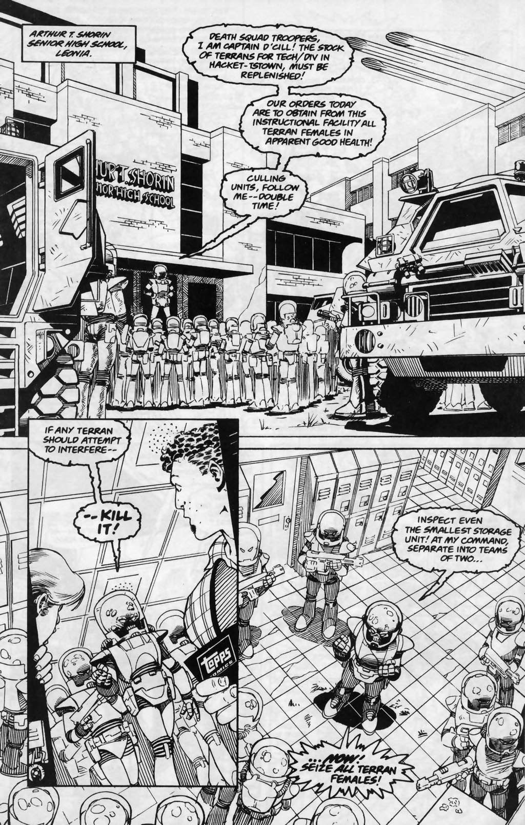 Read online Mars Attacks High School comic -  Issue #2 - 7