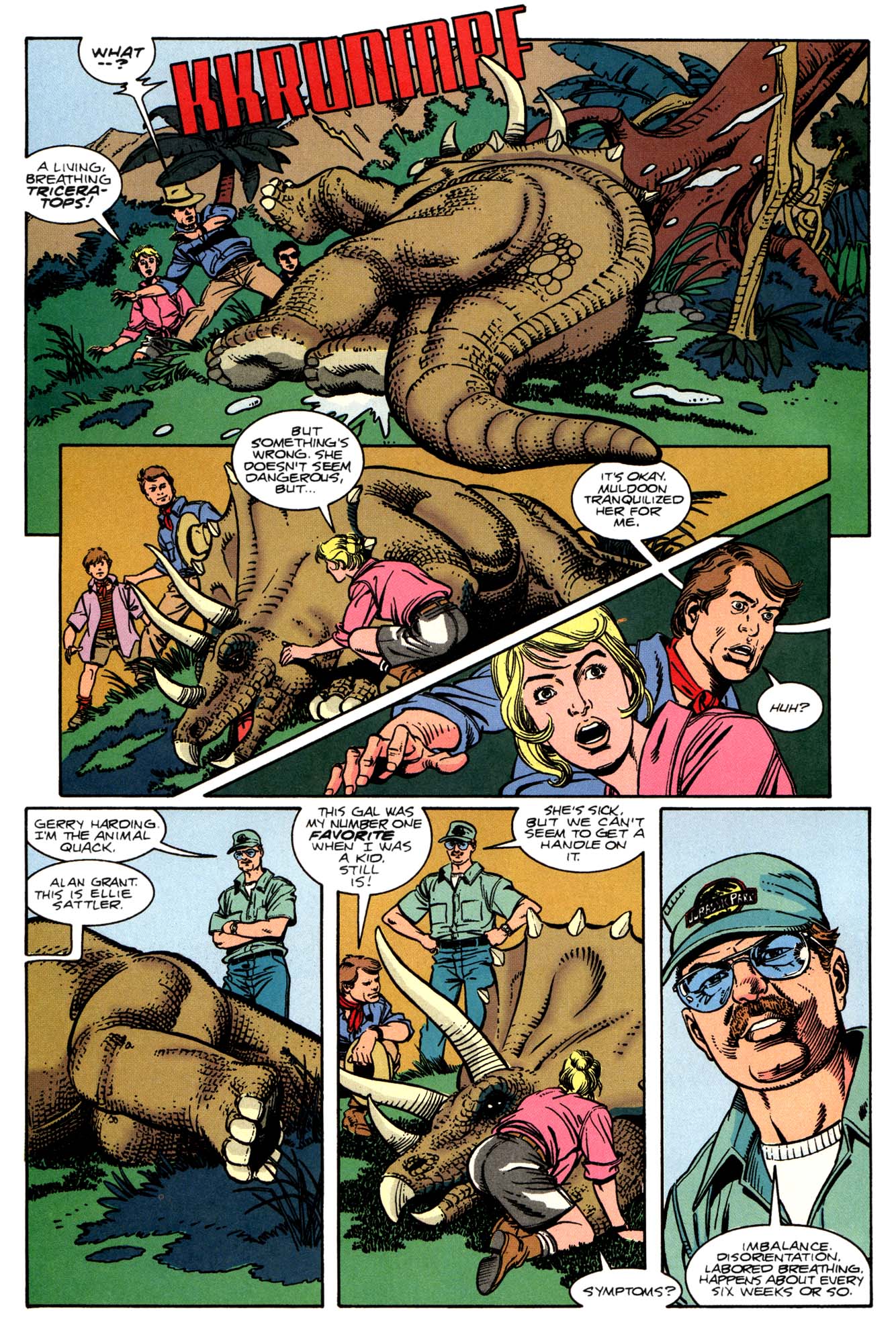 Read online Jurassic Park (1993) comic -  Issue #3 - 4