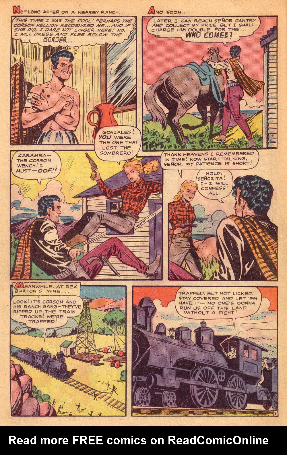 Read online Cowgirl Romances (1950) comic -  Issue #4 - 18