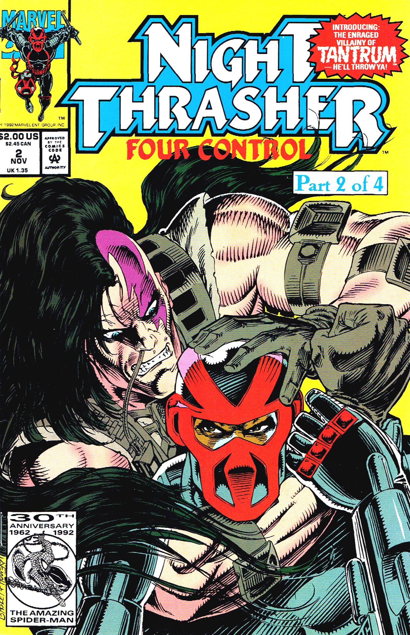 Read online Night Thrasher: Four Control comic -  Issue #2 - 1