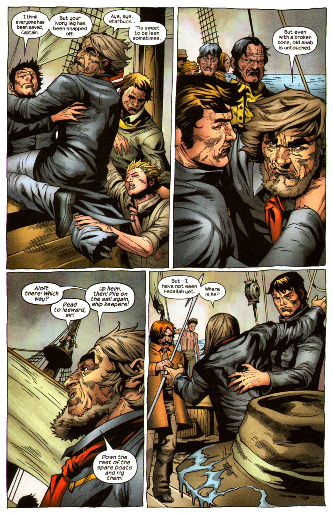 Read online Marvel Illustrated: Moby Dick comic -  Issue # TPB - 116