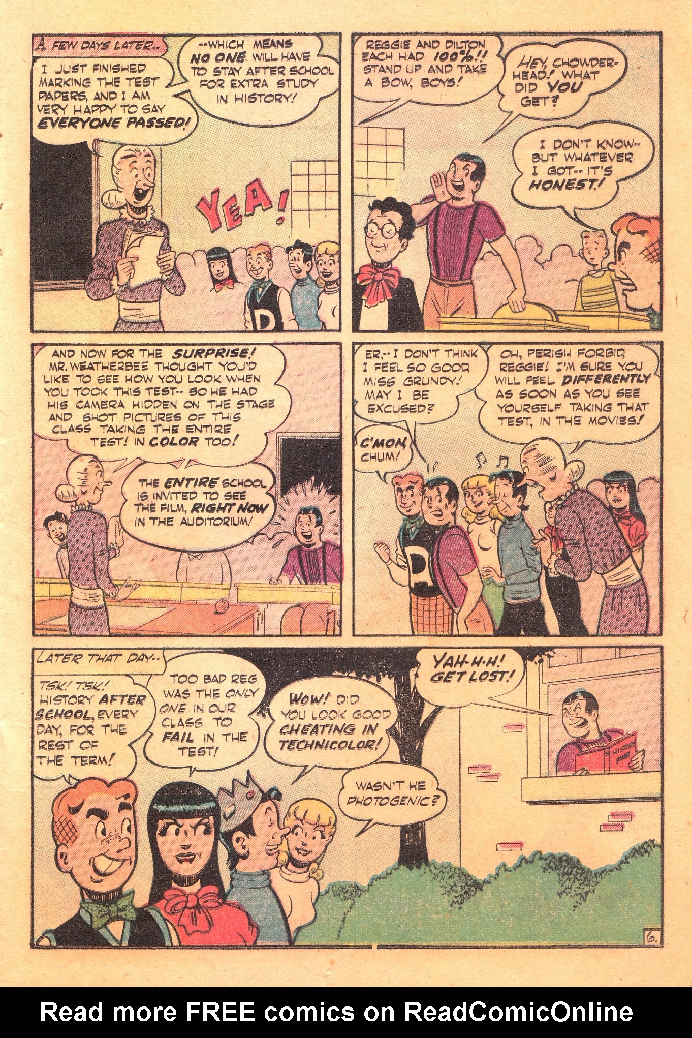 Read online Archie's Rival Reggie comic -  Issue #4 - 15