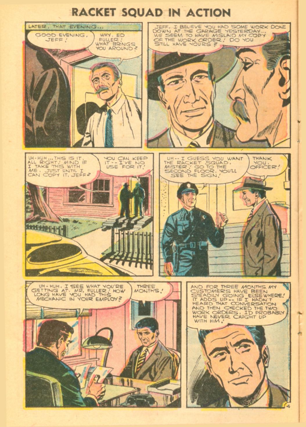 Read online Racket Squad in Action comic -  Issue #22 - 16