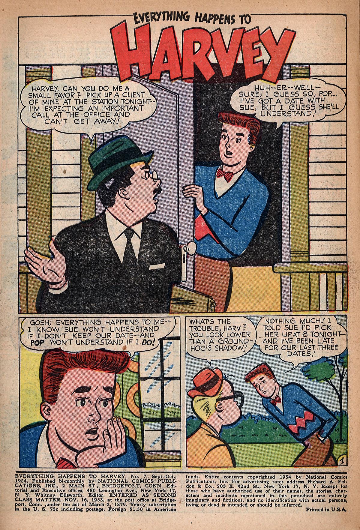 Read online Everything Happens to Harvey comic -  Issue #7 - 3