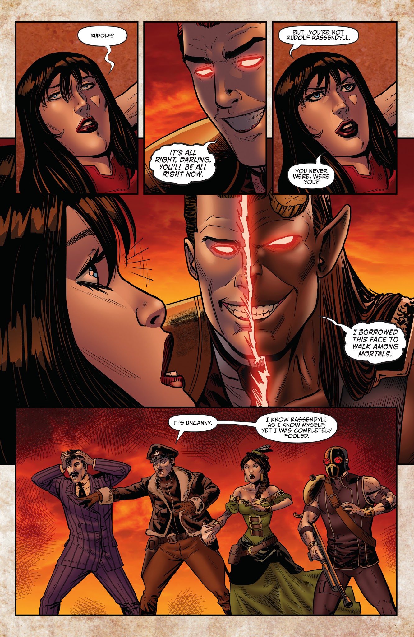 Read online Legenderry: Vampirella comic -  Issue # _TPB - 113