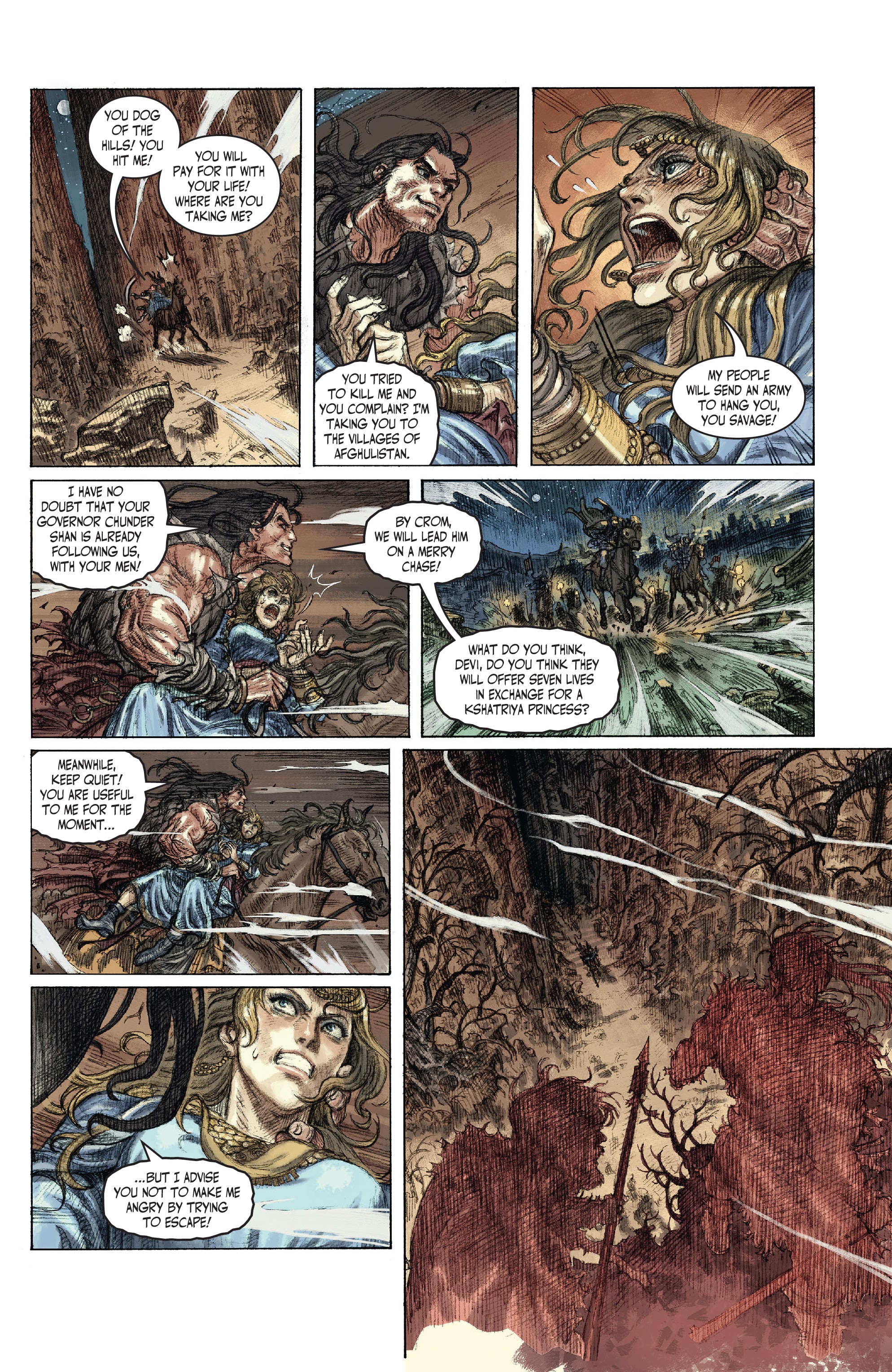 Read online The Cimmerian: People of the Black Circle comic -  Issue #1 - 23
