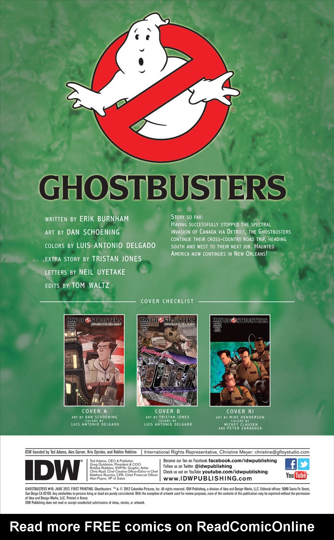 Read online Ghostbusters (2011) comic -  Issue #10 - 2