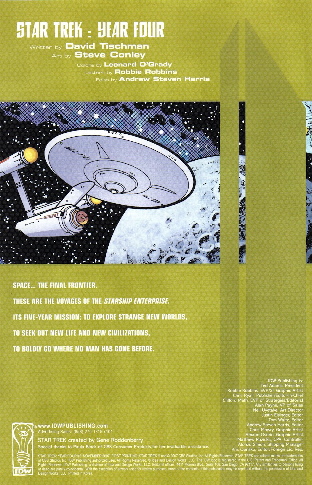 Star Trek: Year Four issue 5 - Page 2