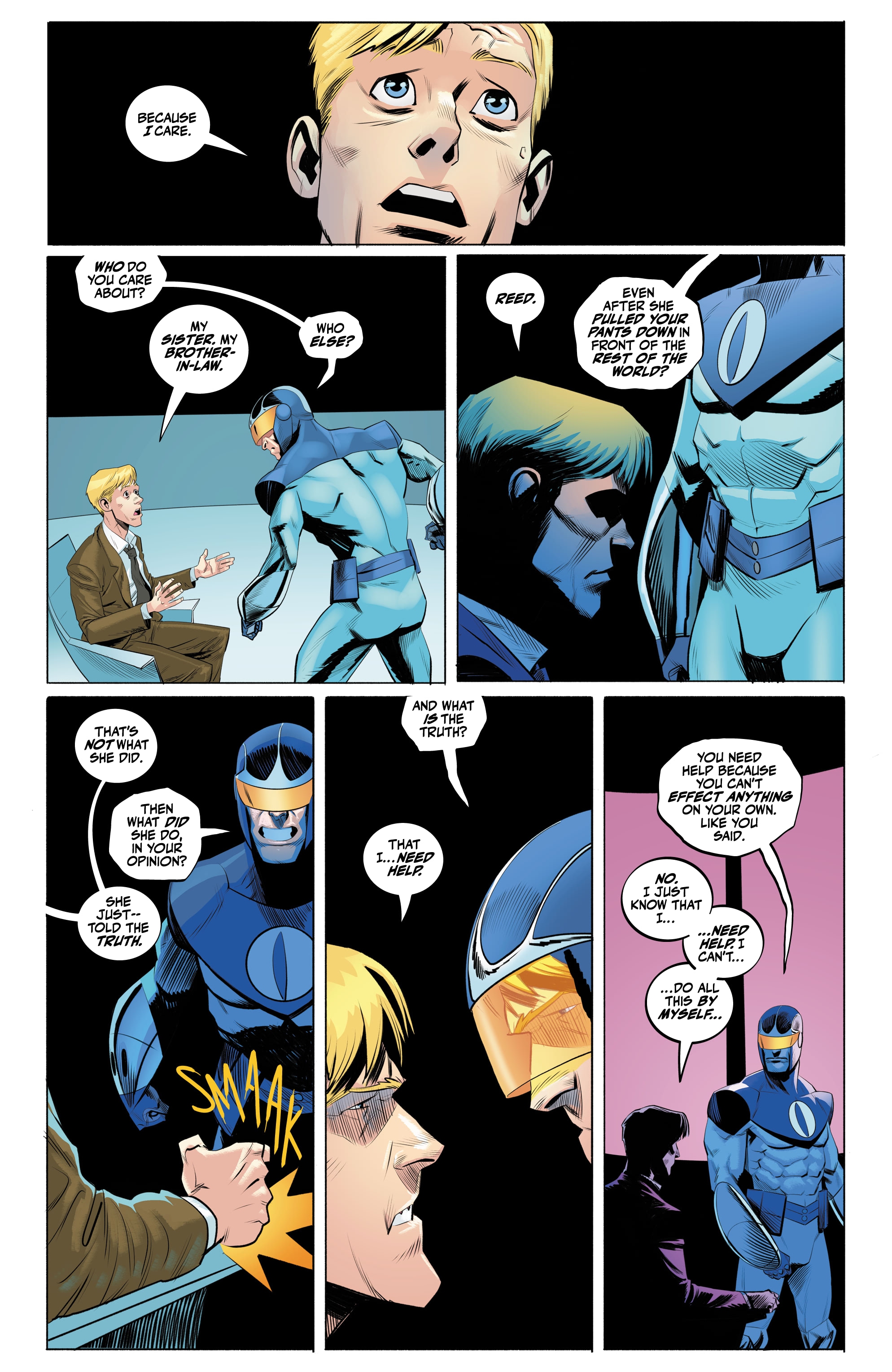 Read online The Blue Flame comic -  Issue #10 - 15