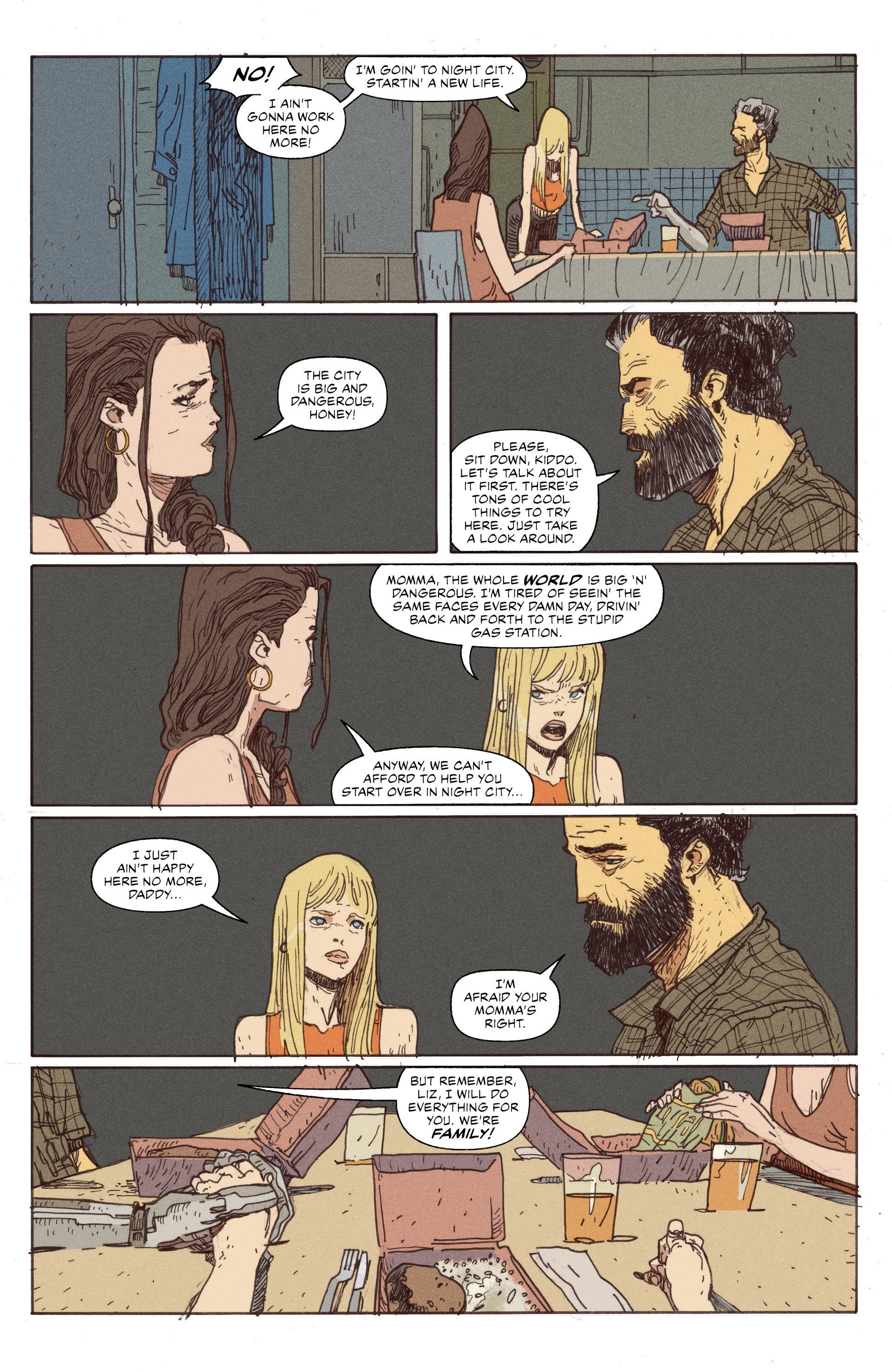 Read online Cyberpunk 2077: Big City Dreams (2022) comic -  Issue # Full - 47