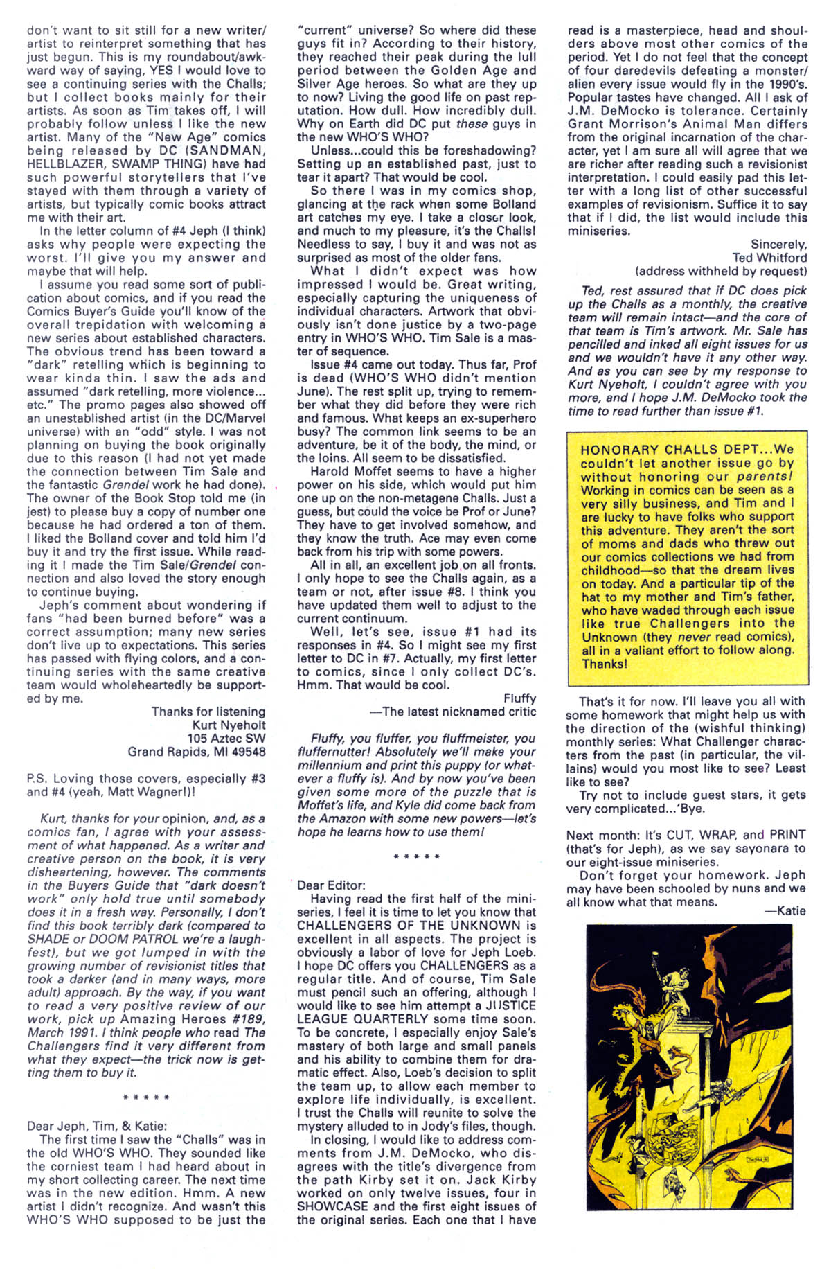 Read online Challengers of the Unknown (1991) comic -  Issue #7 - 27