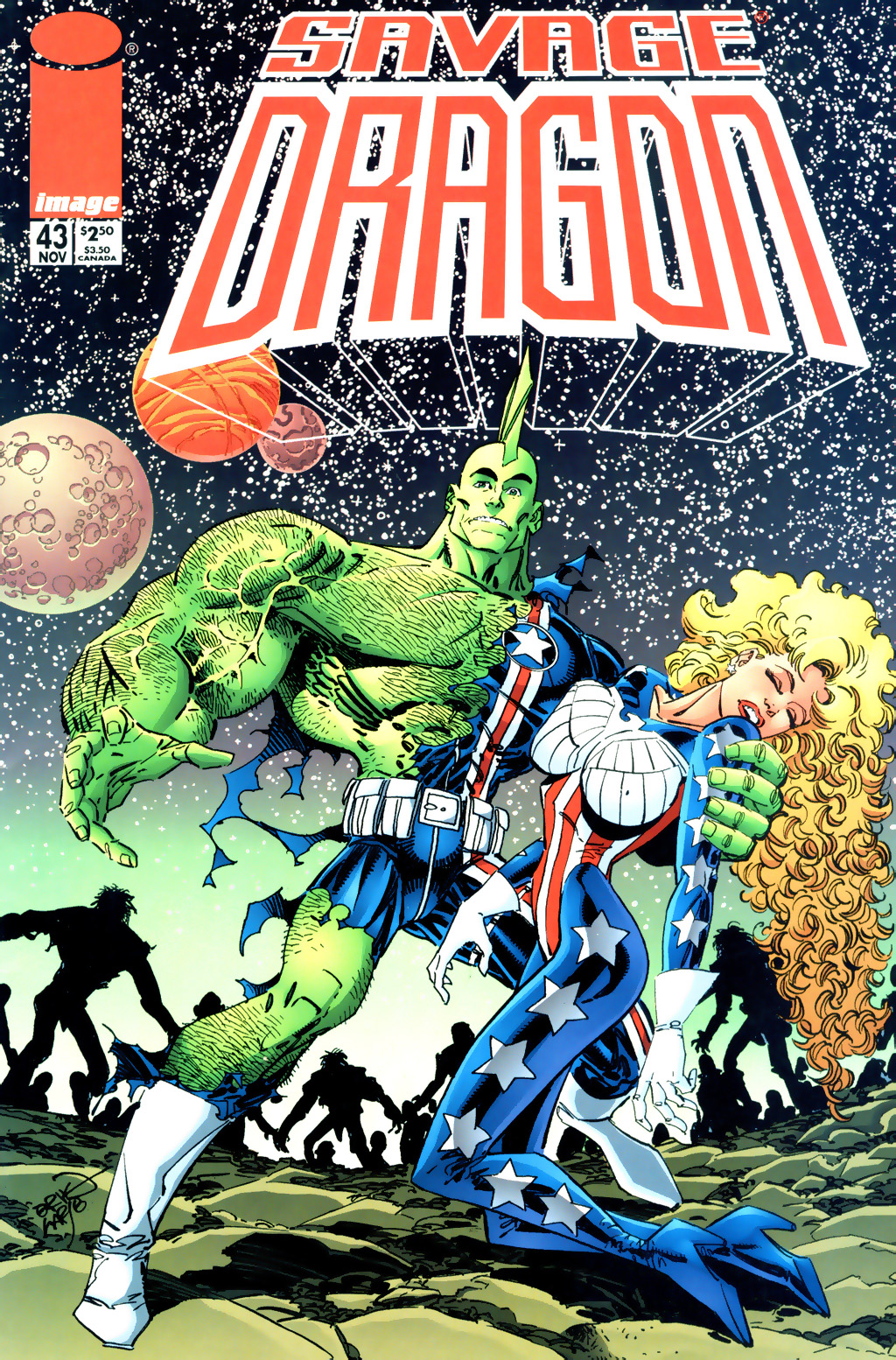 Read online The Savage Dragon (1993) comic -  Issue #43 - 1